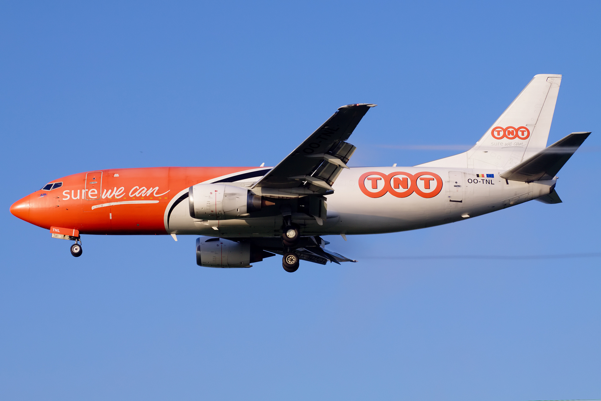 BDSF, OO-TNL (ASL Airlines) (Samoloty » Spotting na EPWA » Boeing 737-300F » TNT Airways)