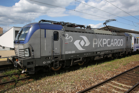 X4-E-Loco-AB Vectron MS EU46-505 193-505 (20 years of PKP Cargo sticker)