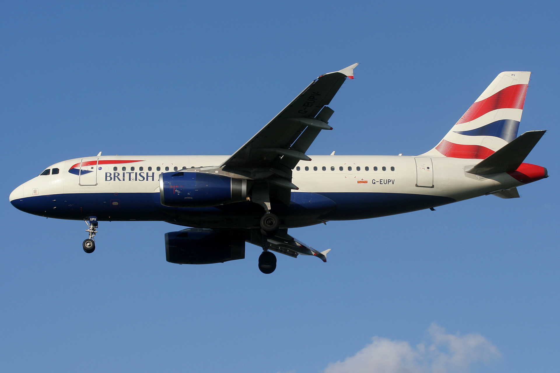 G-EUPV (Aircraft » EPWA Spotting » Airbus A319-100 » British Airways)