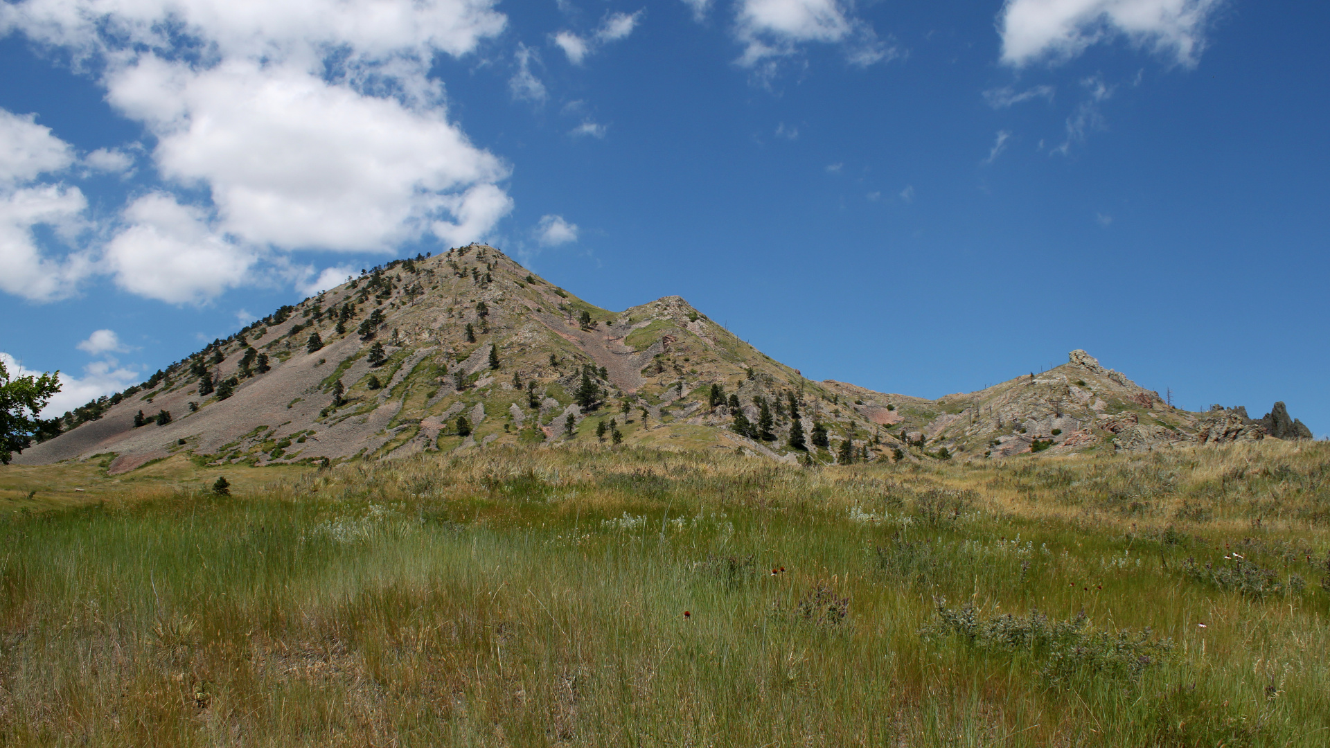 Widok z terenu dla turystów (Podróże » USA: Drogi nie obrane » Okolica » Bear Butte)