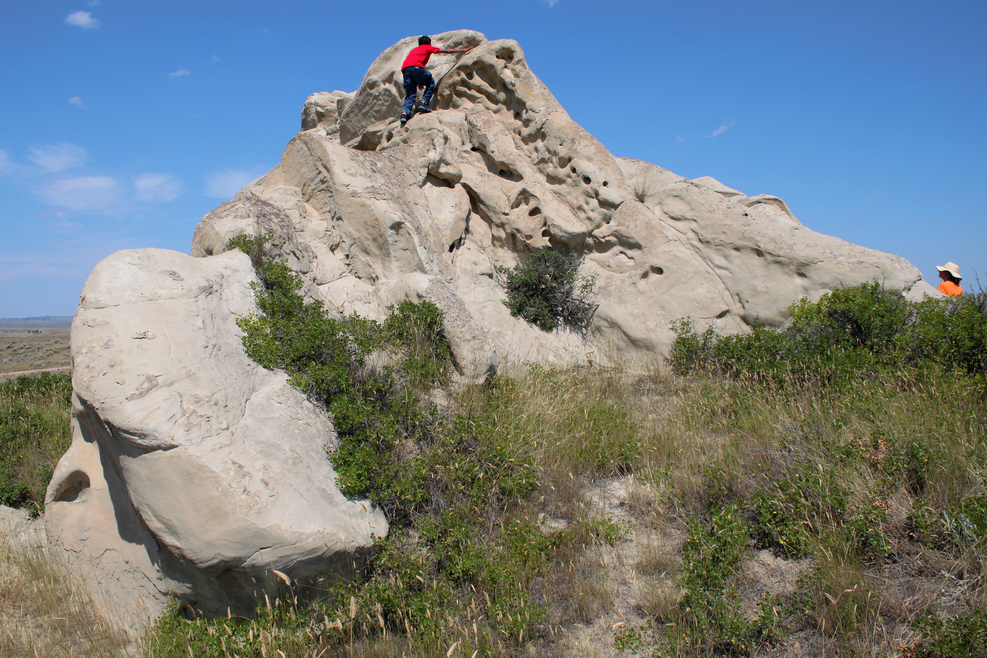 Carved Sandstone (Travels » US Trip 3: The Roads Not Taken » The Country » Colstrip and Surroundings)