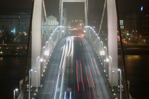Erzsébet híd - Most Elżbiety
