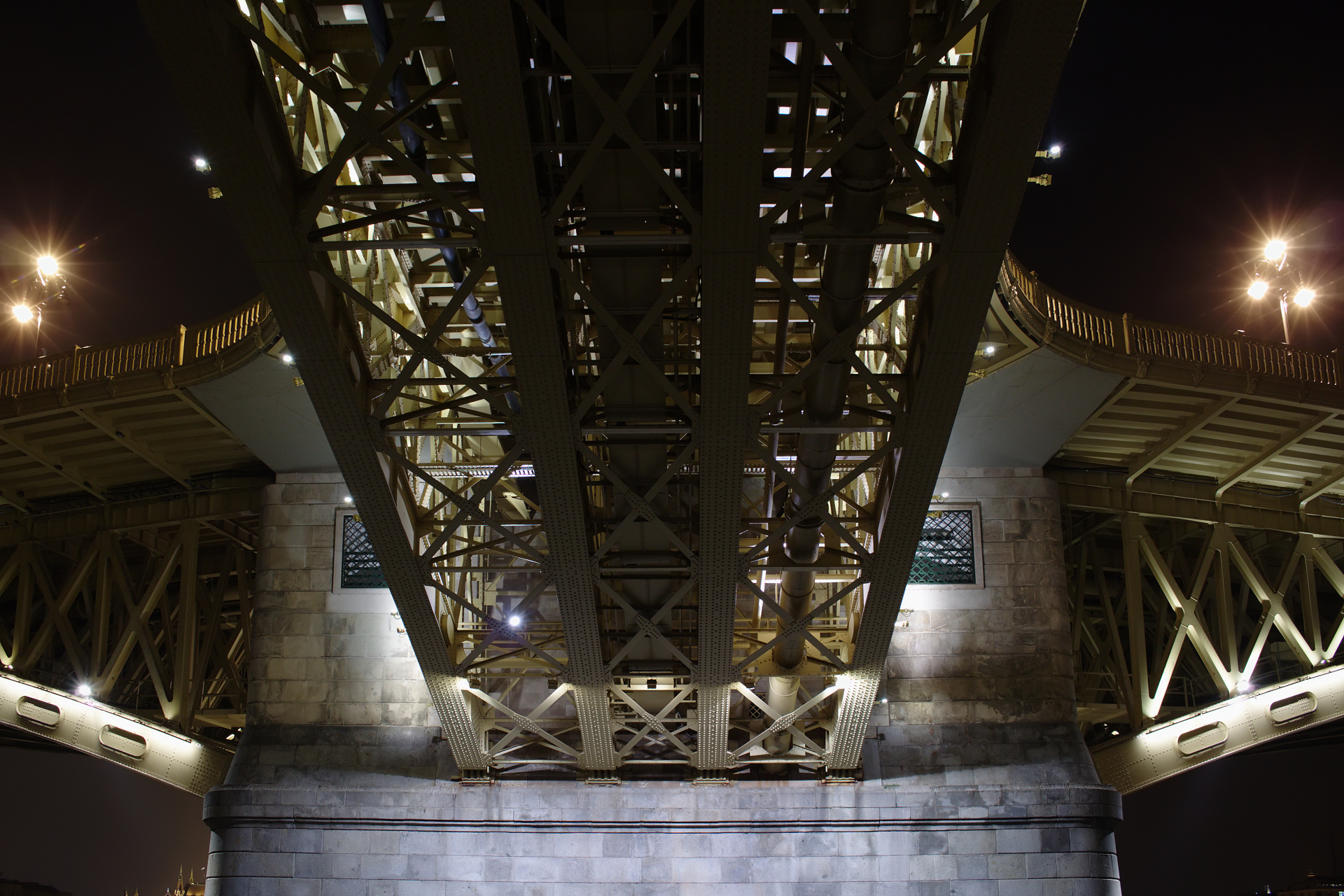 Margit híd - Most Małgorzaty (Podróże » Budapeszt » Budapeszt w nocy)