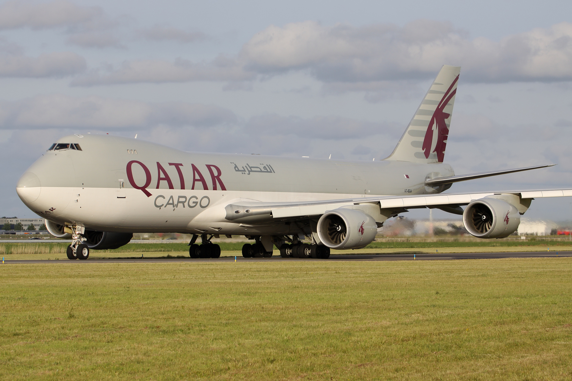 A7-BGA, Qatar Airways Cargo (Aircraft » Schiphol Spotting » Boeing 747-8F)