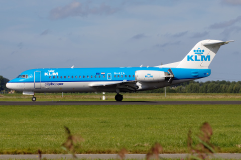 Fokker 70, PH-KZA, KLM Cityhopper