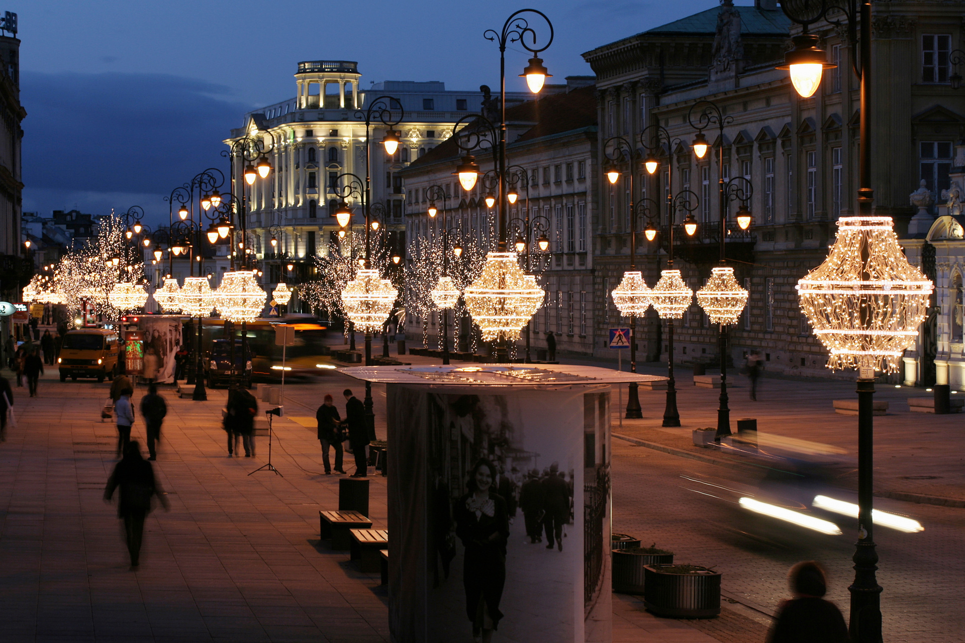Krakowskie Przedmieście (Warszawa » Świąteczna iluminacja)