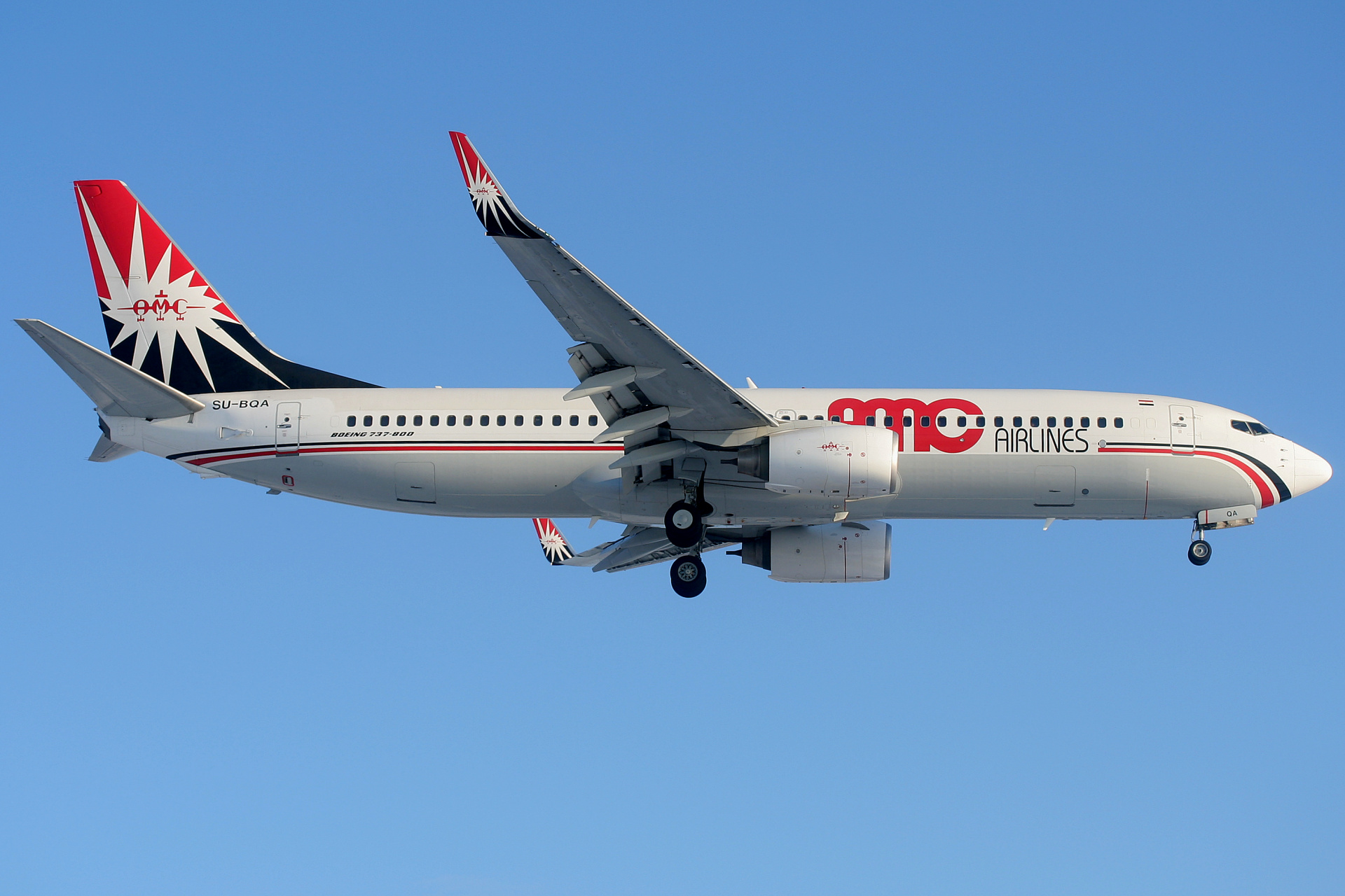 SU-BQA (Samoloty » Spotting na EPWA » Boeing 737-800 » AMC Airlines)