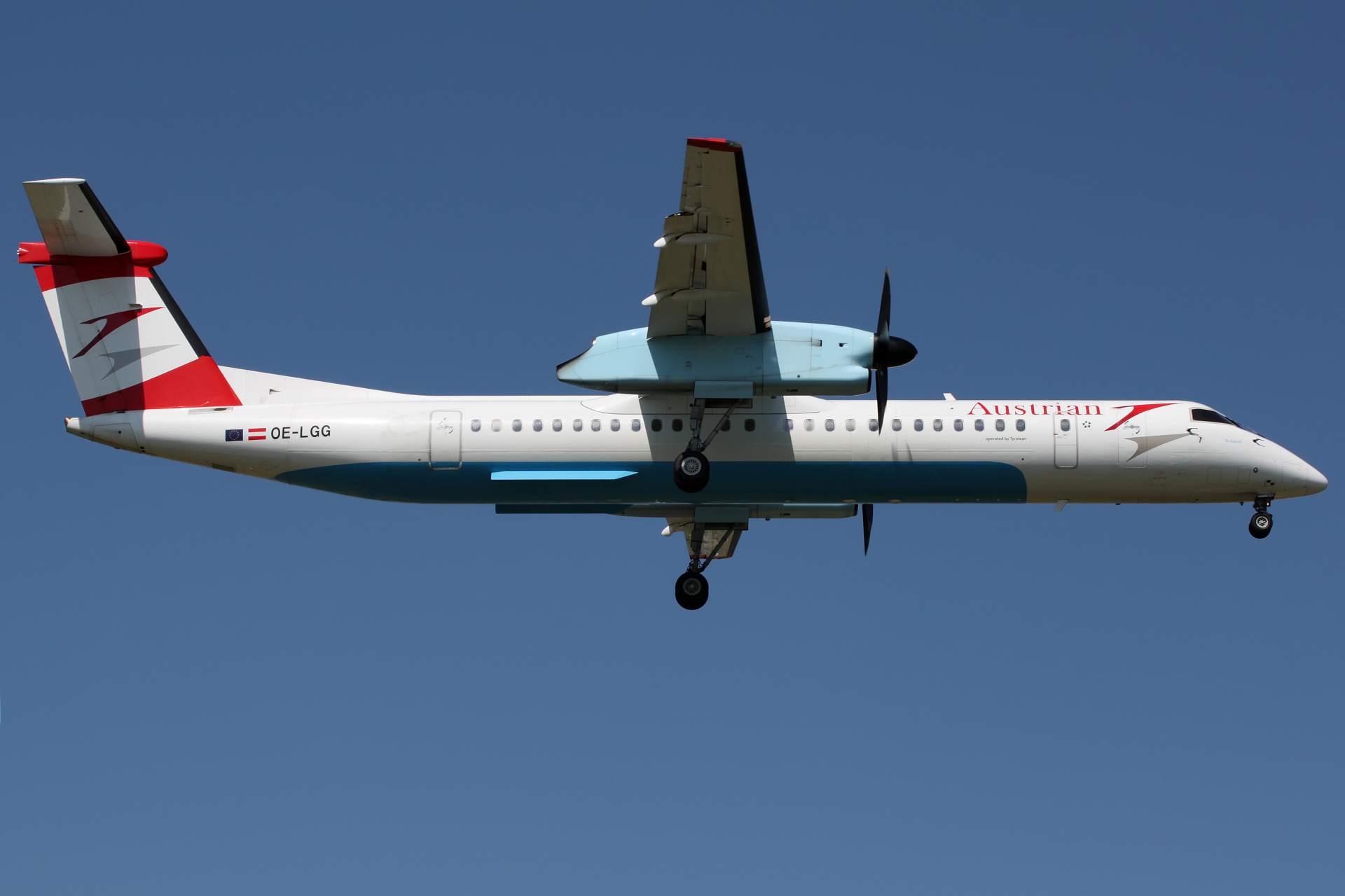 OE-LGG (Tyrolean) (Samoloty » Spotting na EPWA » De Havilland Canada DHC-8 Dash 8 » Austrian Airlines)