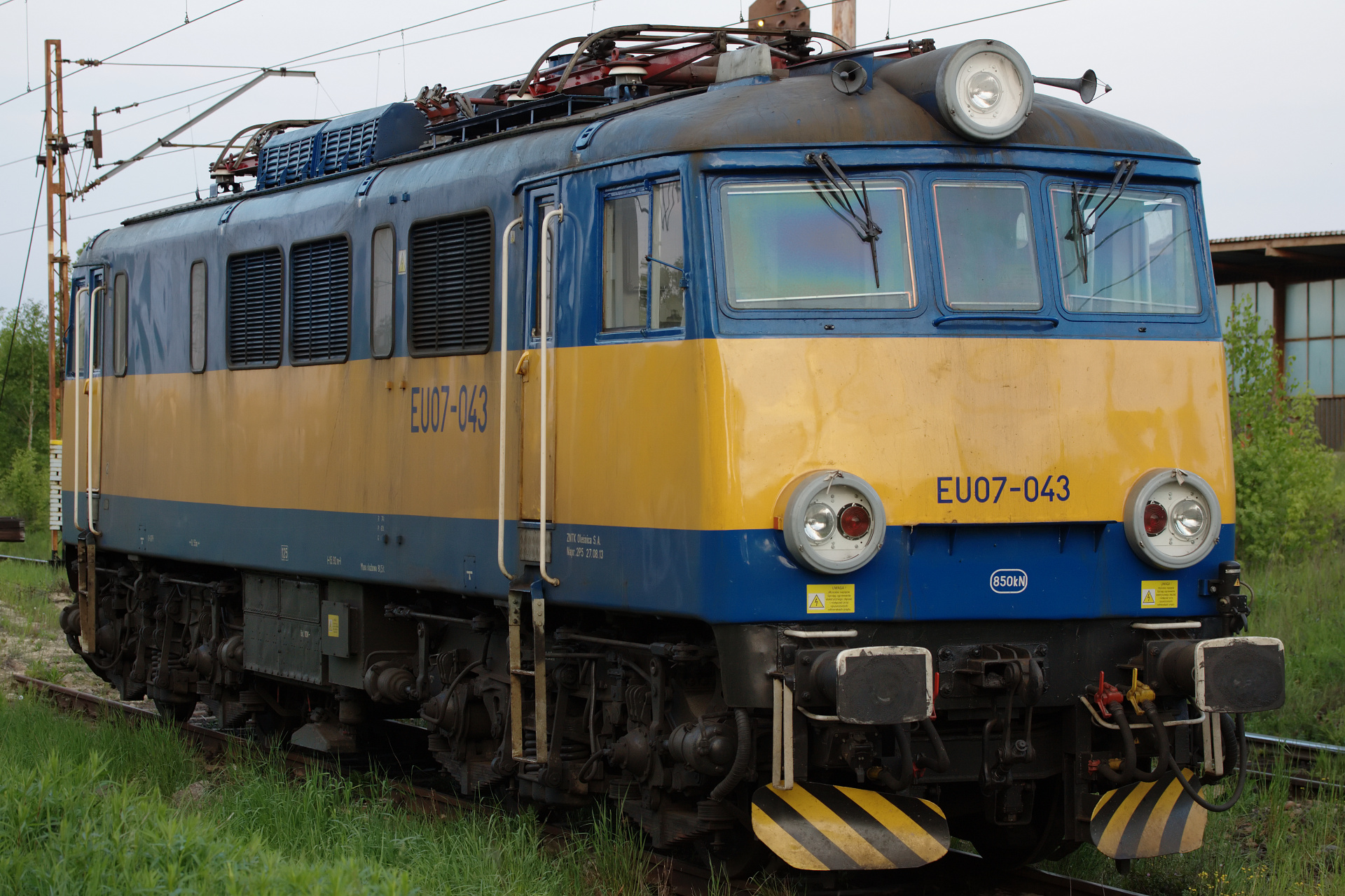 EU07-043, ECCO Rail (Vehicles » Trains and Locomotives » Pafawag 4E)