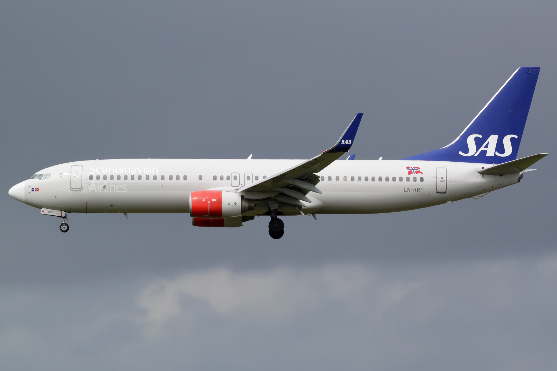 Boeing 737-800, LN-RRF, SAS Scandinavian Airlines (Braathens) (Samoloty » Spotting w Kopenhadze Kastrup » pozostałe)