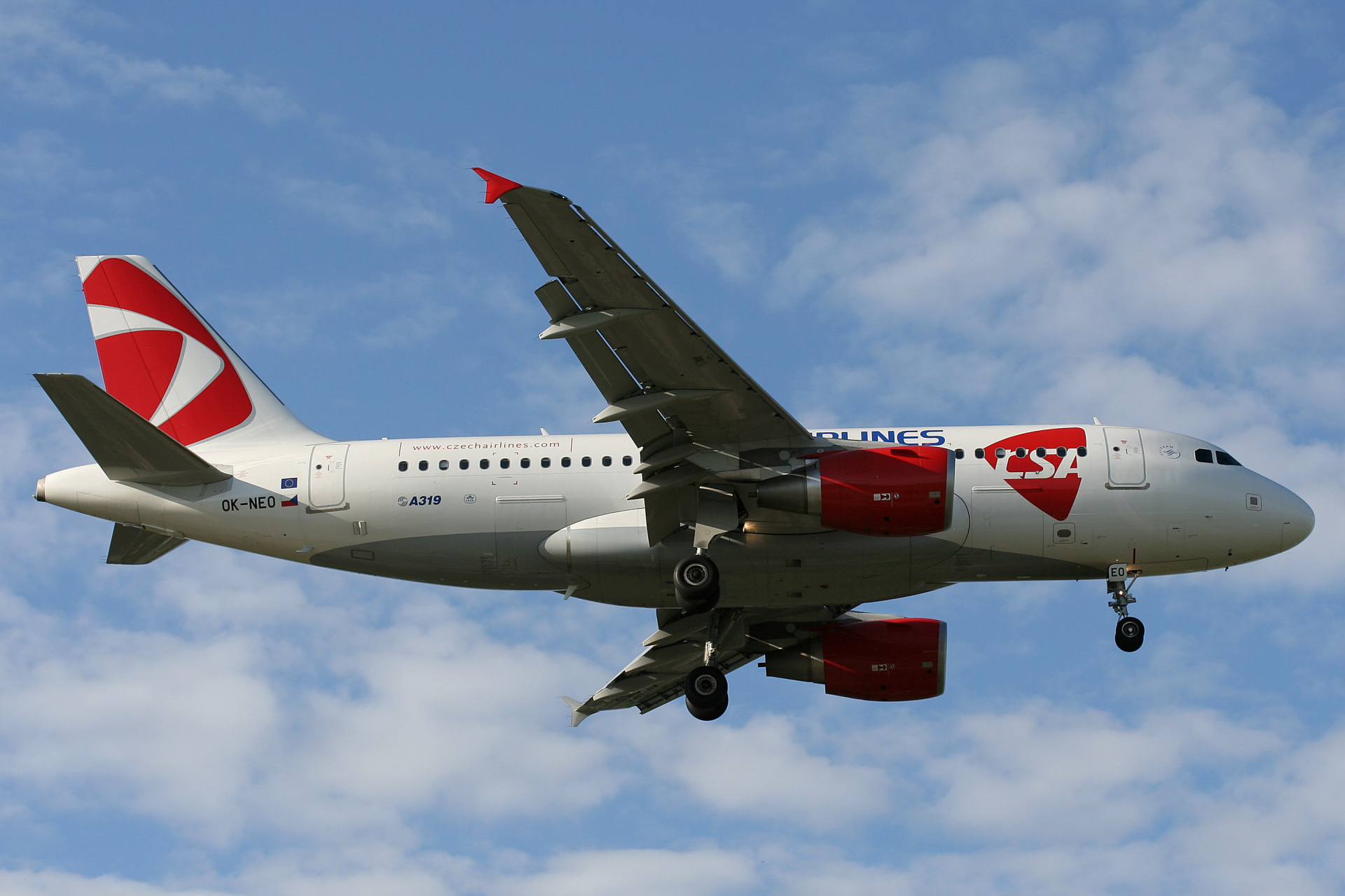 OK-NEO, CSA Czech Airlines (Aircraft » EPWA Spotting » Airbus A319-100 » CSA Czech Airlines)