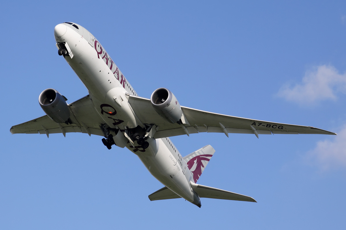 A7-BCG (Samoloty » Spotting na EPWA » Boeing 787-8 Dreamliner » Qatar Airways)