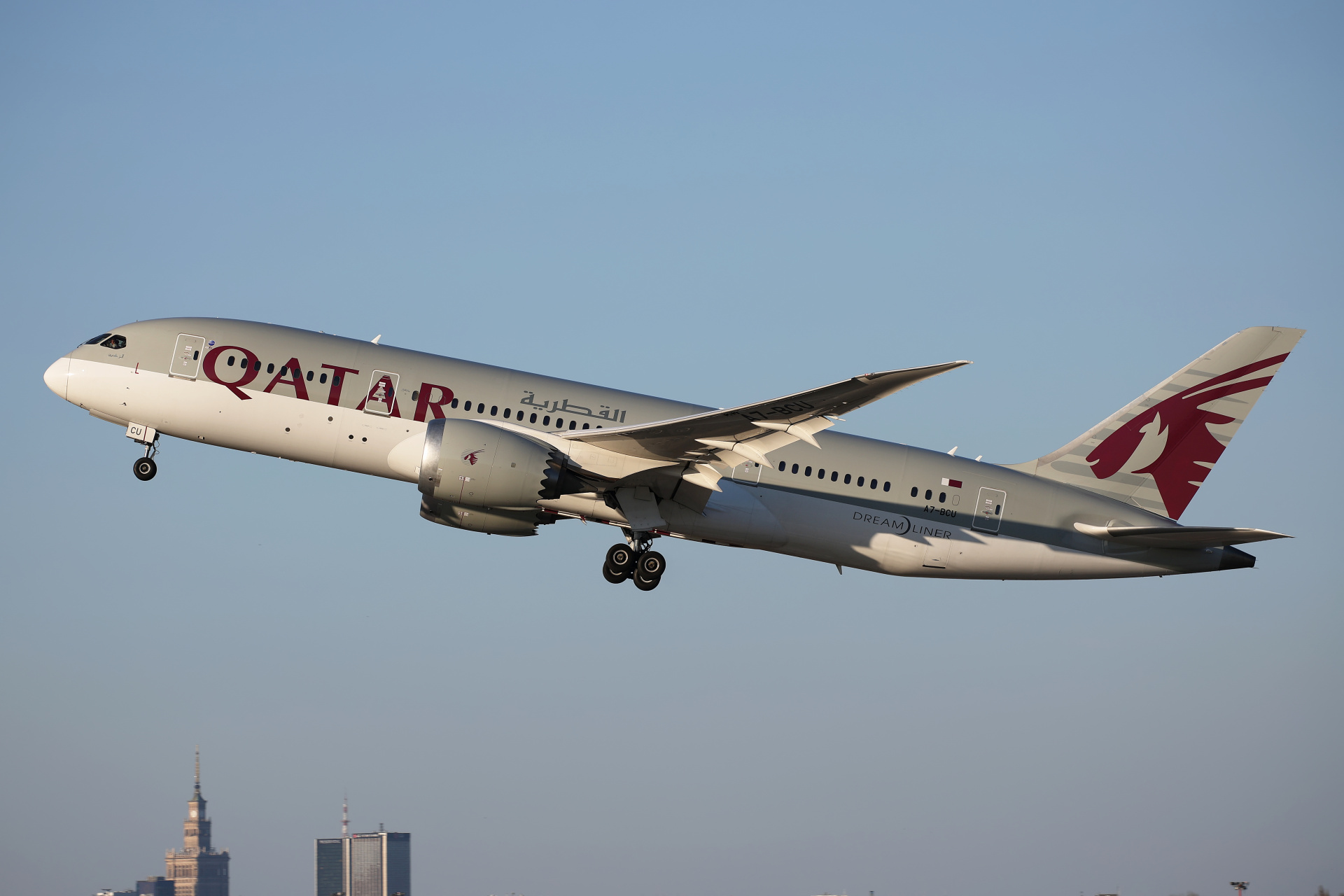 A7-BCU (Aircraft » EPWA Spotting » Boeing 787-8 Dreamliner » Qatar Airways)
