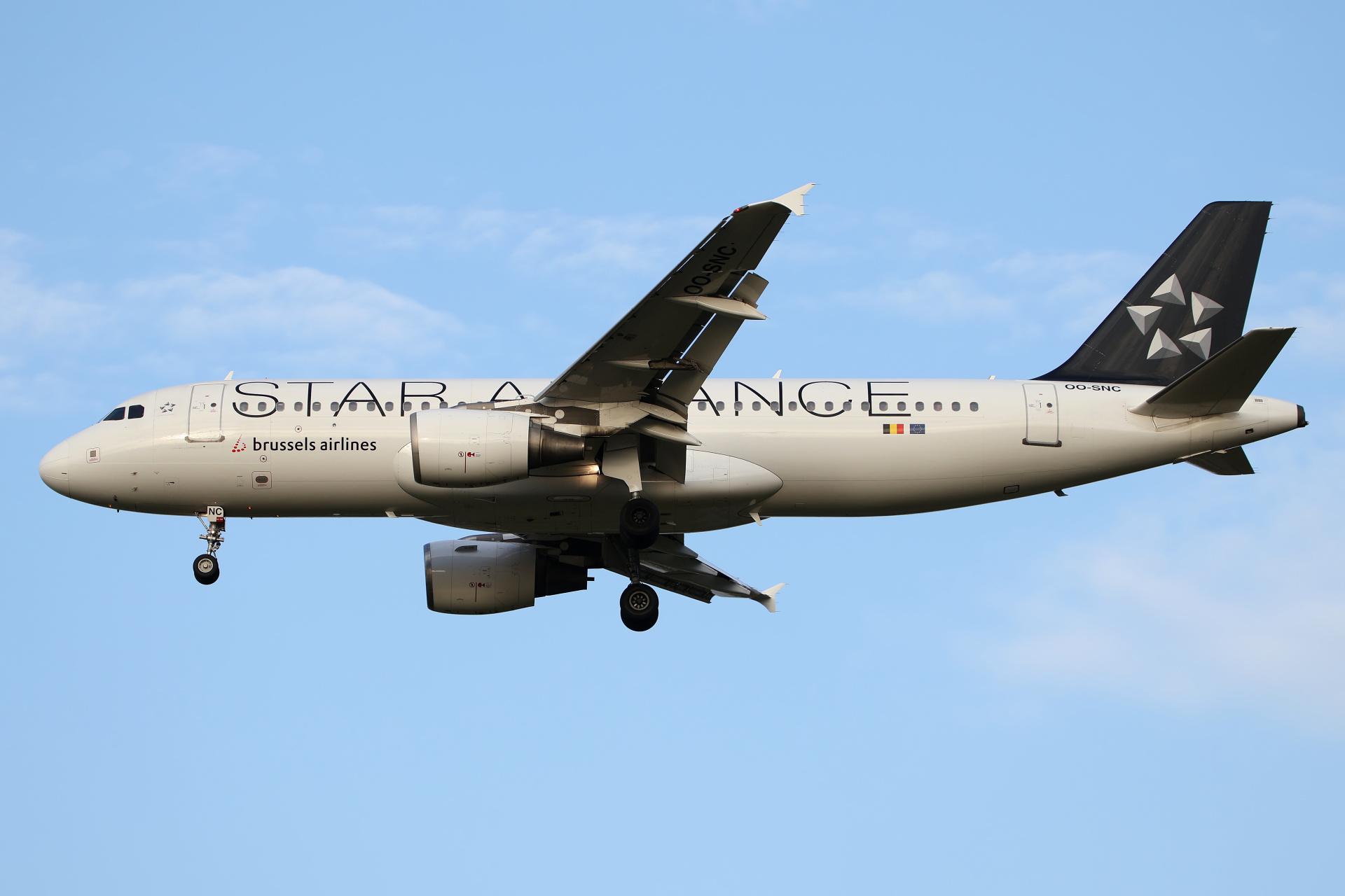 OO-SNC (Star Alliance livery) (Aircraft » EPWA Spotting » Airbus A320-200 » Brussels Airlines)