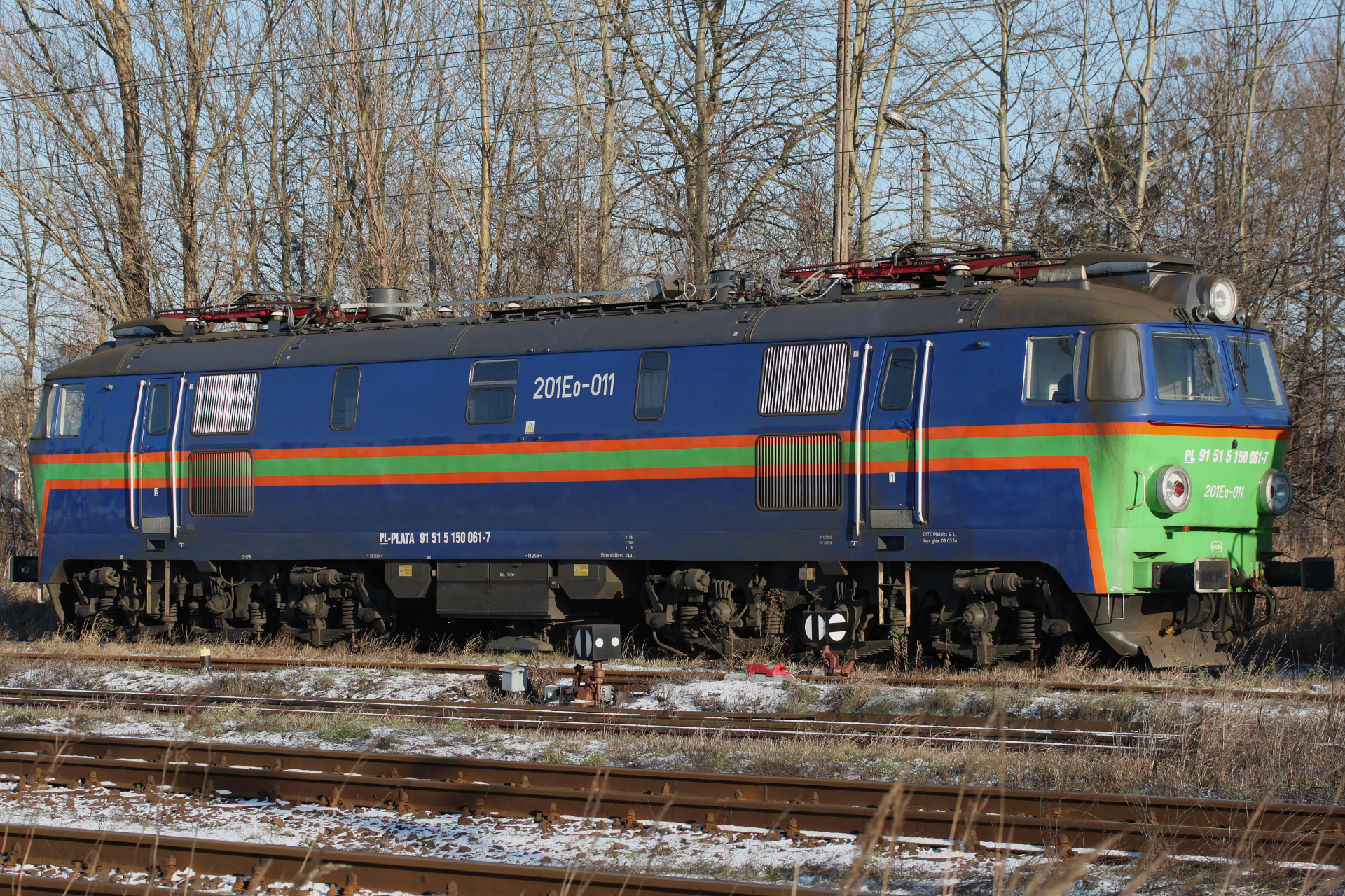201Eo-011, ORLEN KolTrans (PHU Lokomotiv) (Vehicles » Trains and Locomotives » Pafawag 201E)
