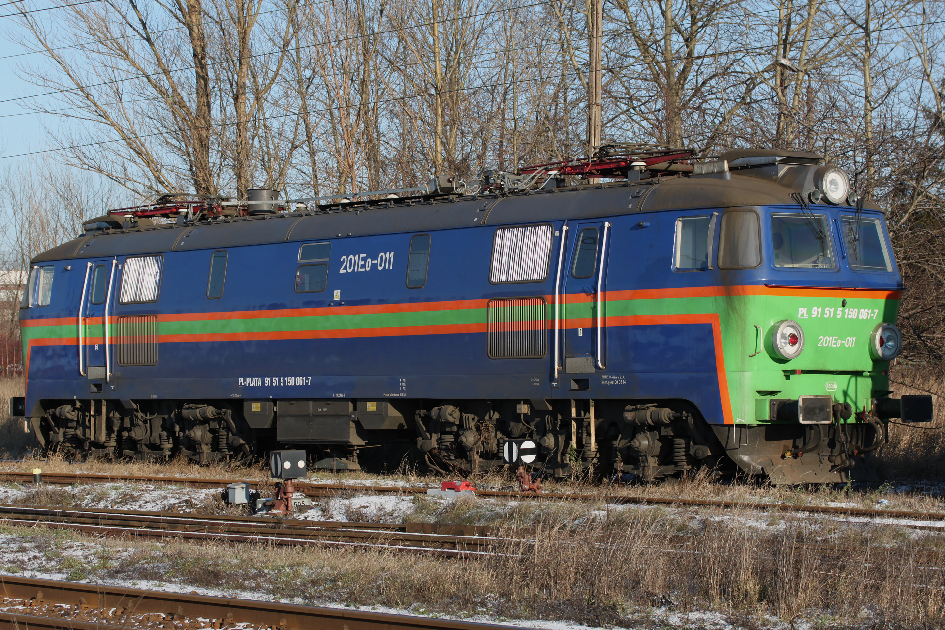 201Eo-011, ORLEN KolTrans (PHU Lokomotiv) (Vehicles » Trains and Locomotives » Pafawag 201E)