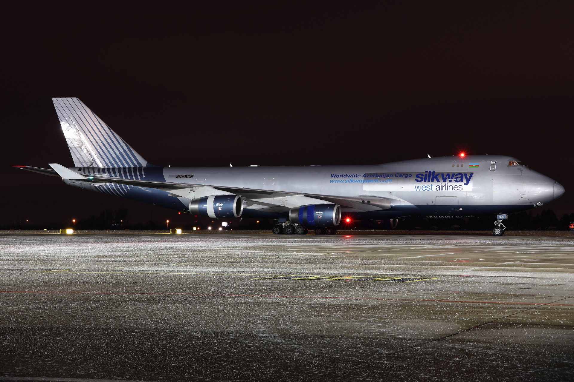 4K-BCH (Aircraft » EPWA Spotting » Boeing 747-400F » Silk Way West Airlines)