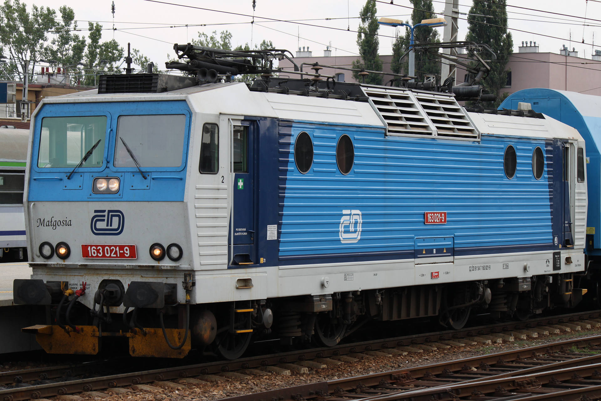 163 021-9 (Vehicles » Trains and Locomotives » Škoda 71E 163)