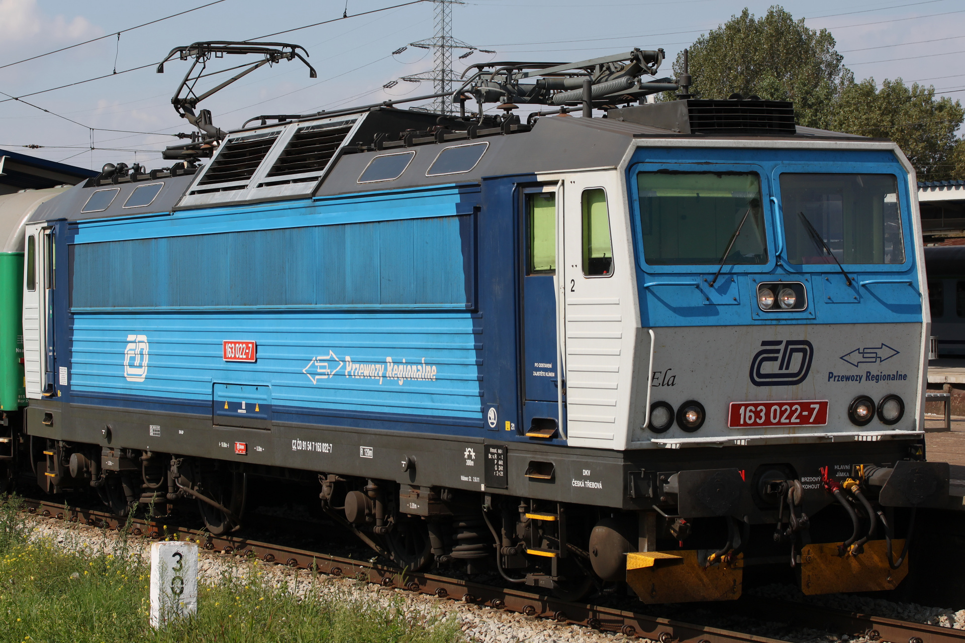 163 022-7 (Vehicles » Trains and Locomotives » Škoda 71E 163)