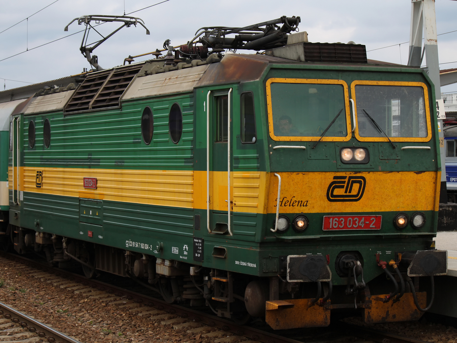 163 034-2 (Pojazdy » Pociągi i lokomotywy » Škoda 71E 163)