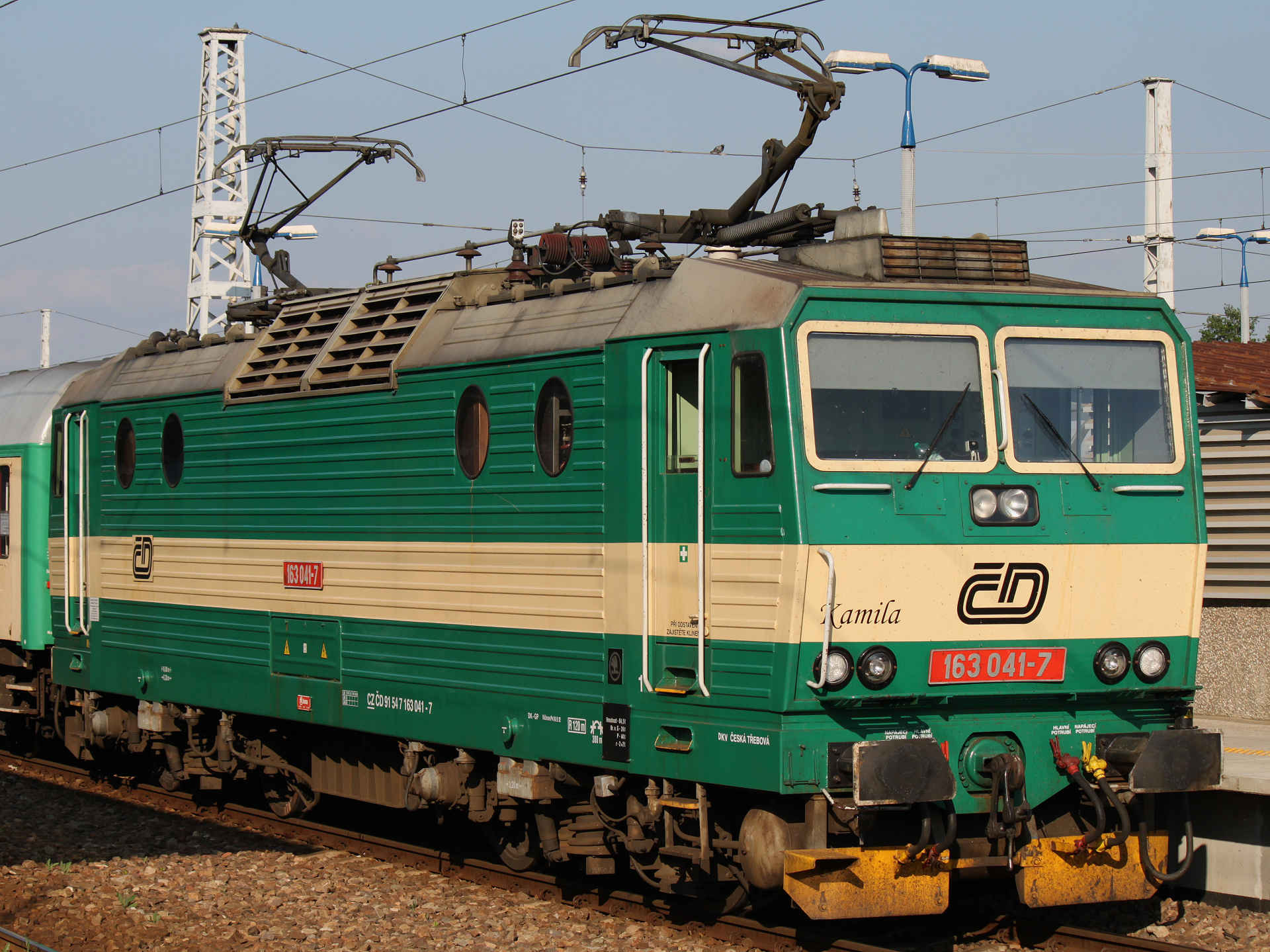 163 041-7 1 (Vehicles » Trains and Locomotives » Škoda 71E 163)