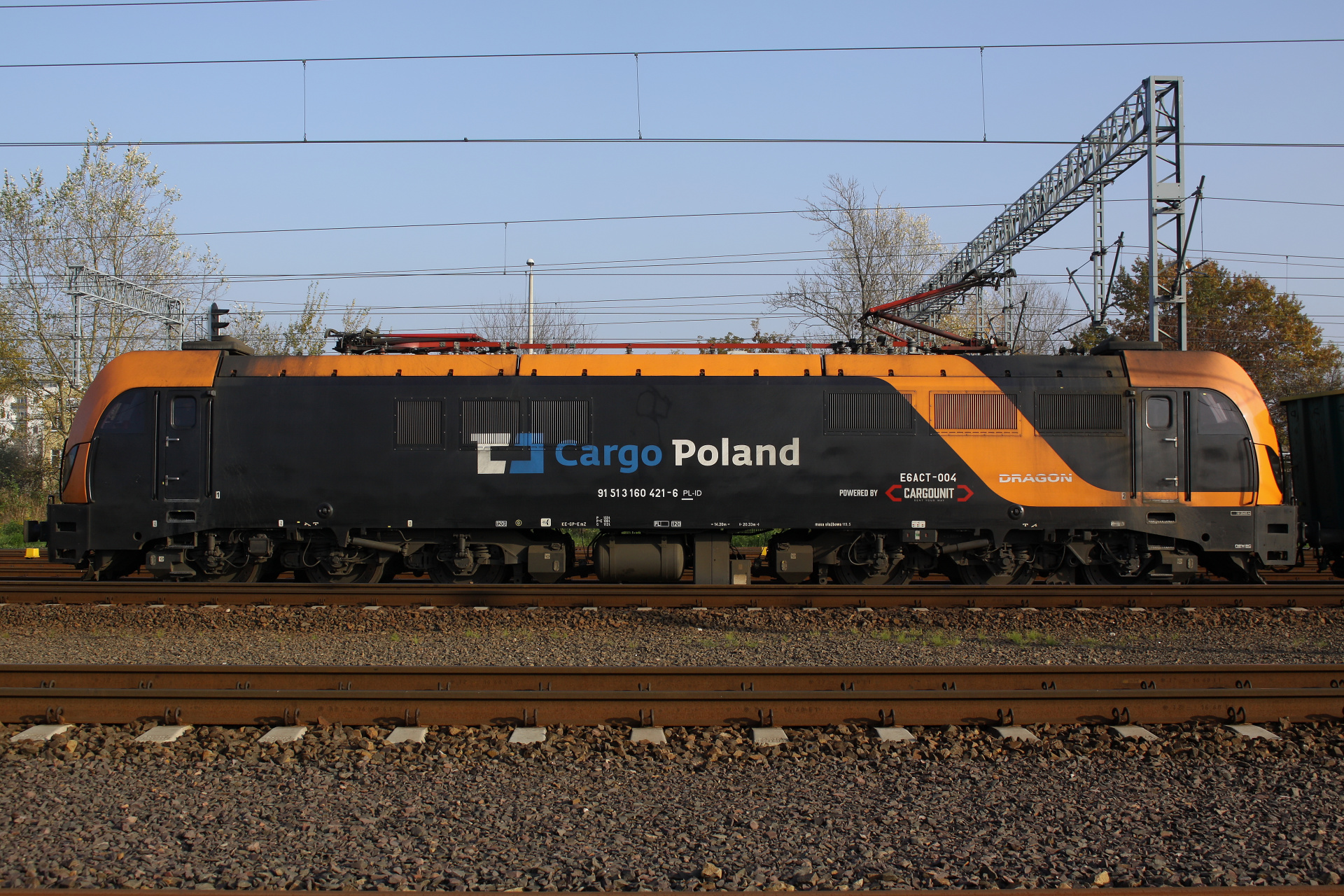 E6ACT-004, CD Cargo Poland (Cargounit) (Vehicles » Trains and Locomotives » Newag E6ACT Dragon)