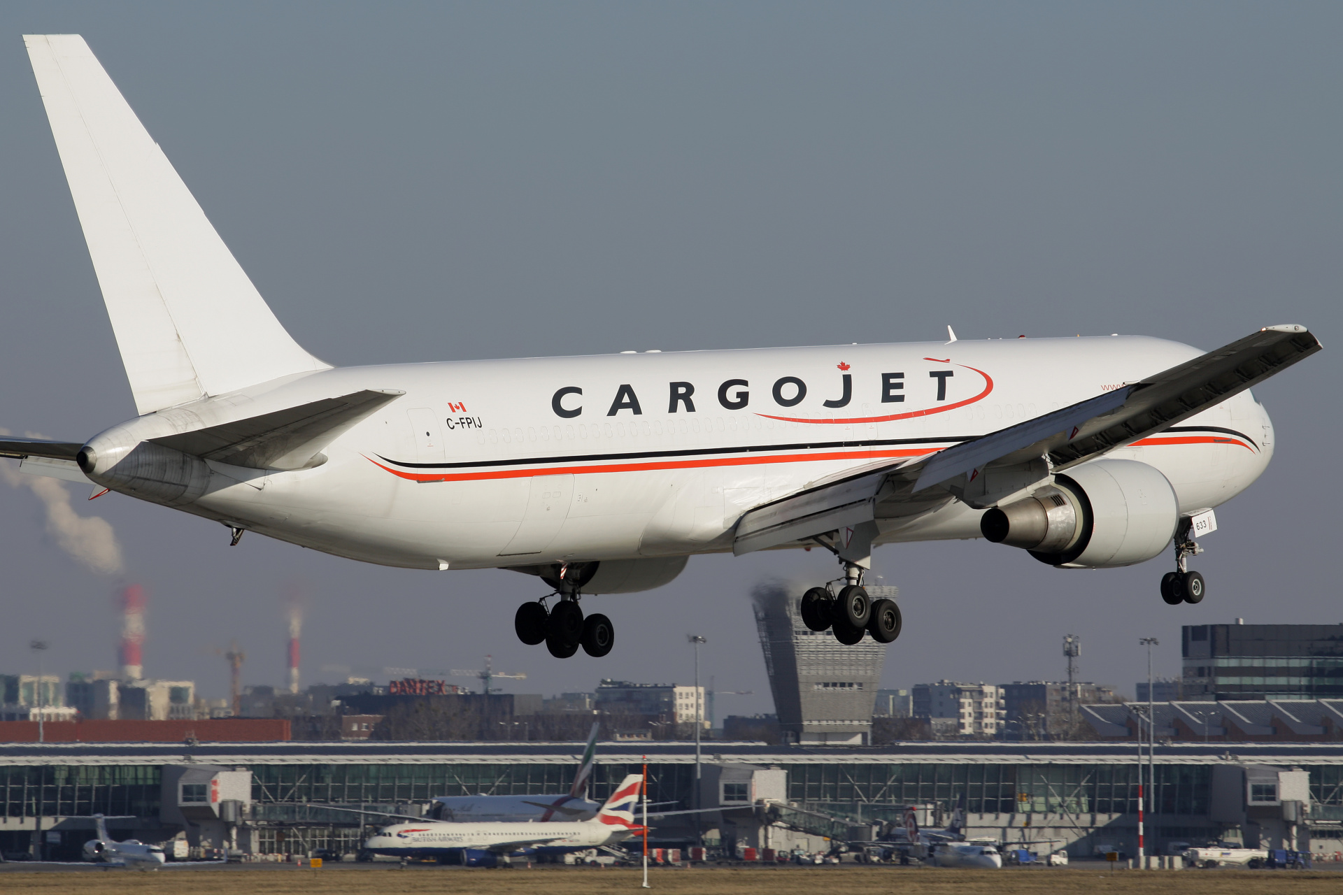 BDSF, C-FPIJ (Samoloty » Spotting na EPWA » Boeing 767-300F » Cargojet Airways)