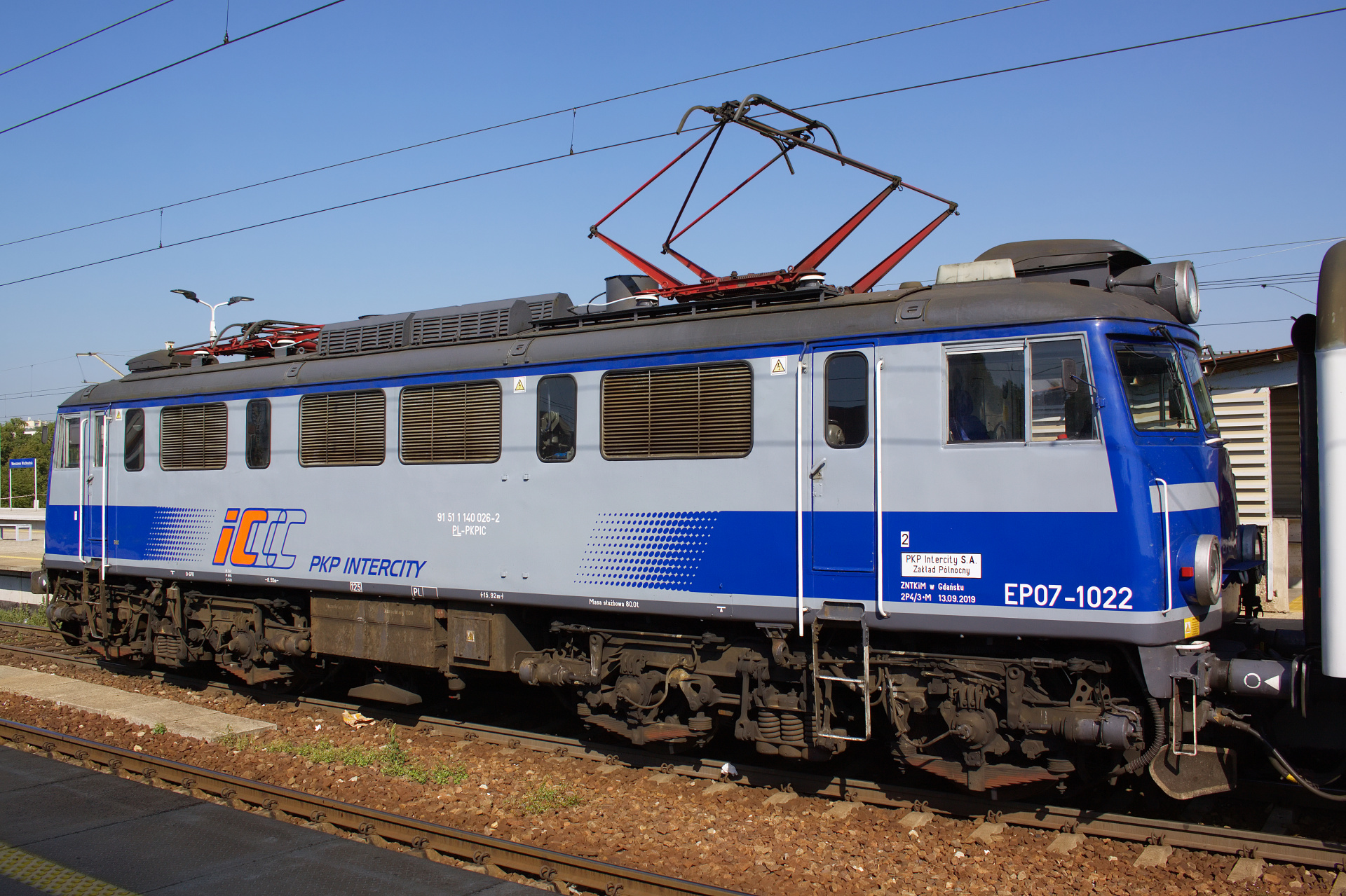EP07-1022, PKP Intercity (Vehicles » Trains and Locomotives » Pafawag 4E » PKP Intercity)