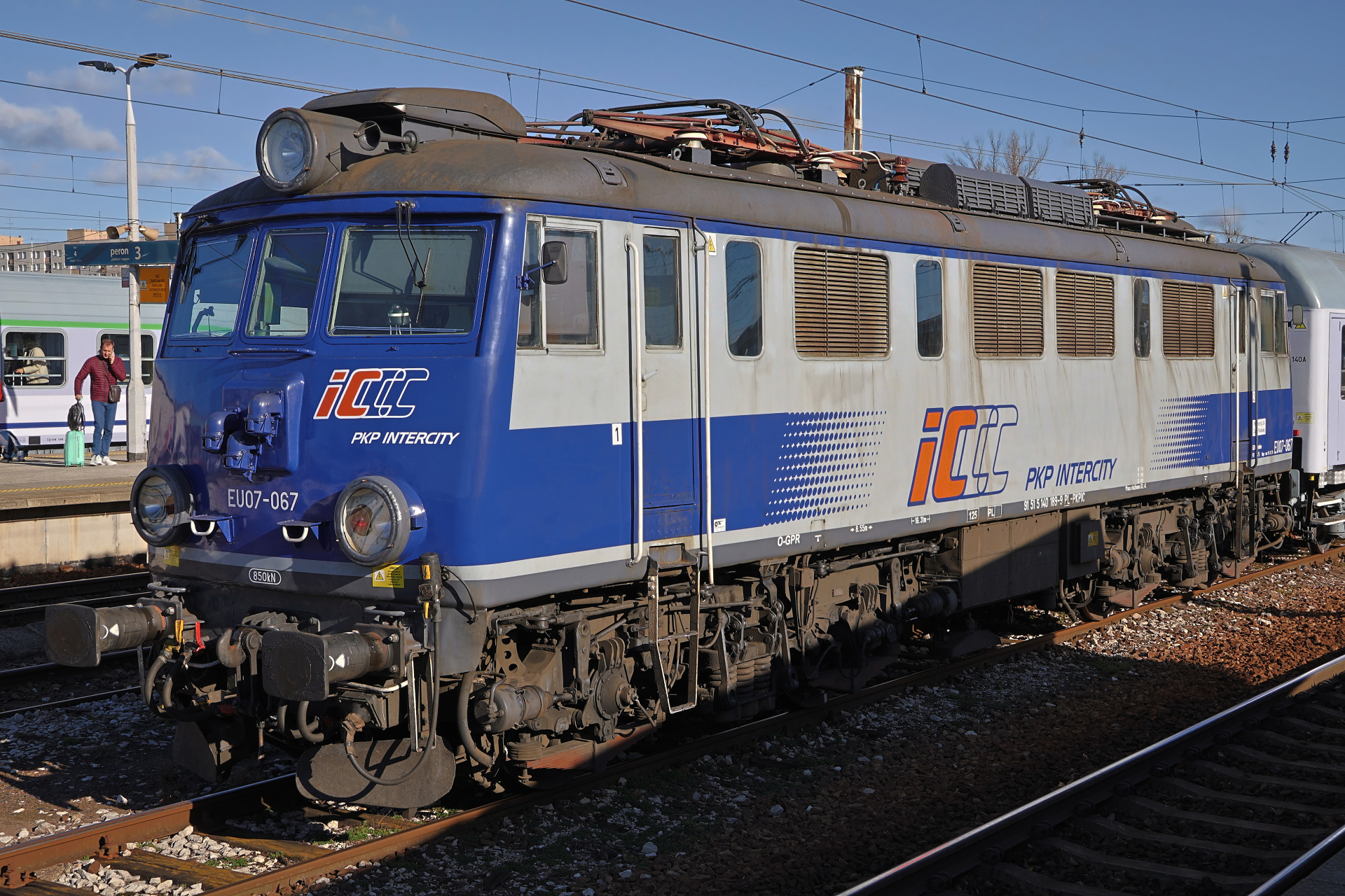 EU07-067 (Vehicles » Trains and Locomotives » Pafawag 4E » PKP Intercity)
