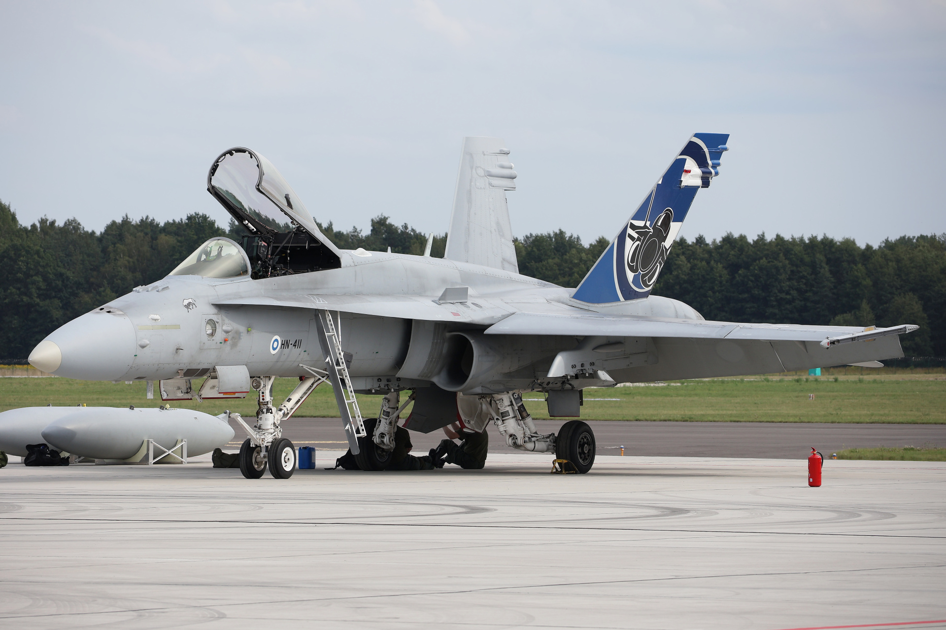 McDonnell Douglas F/A-18C Hornet, HN-411, Finnish Air Force (Aircraft » Air Show Radom 2023)