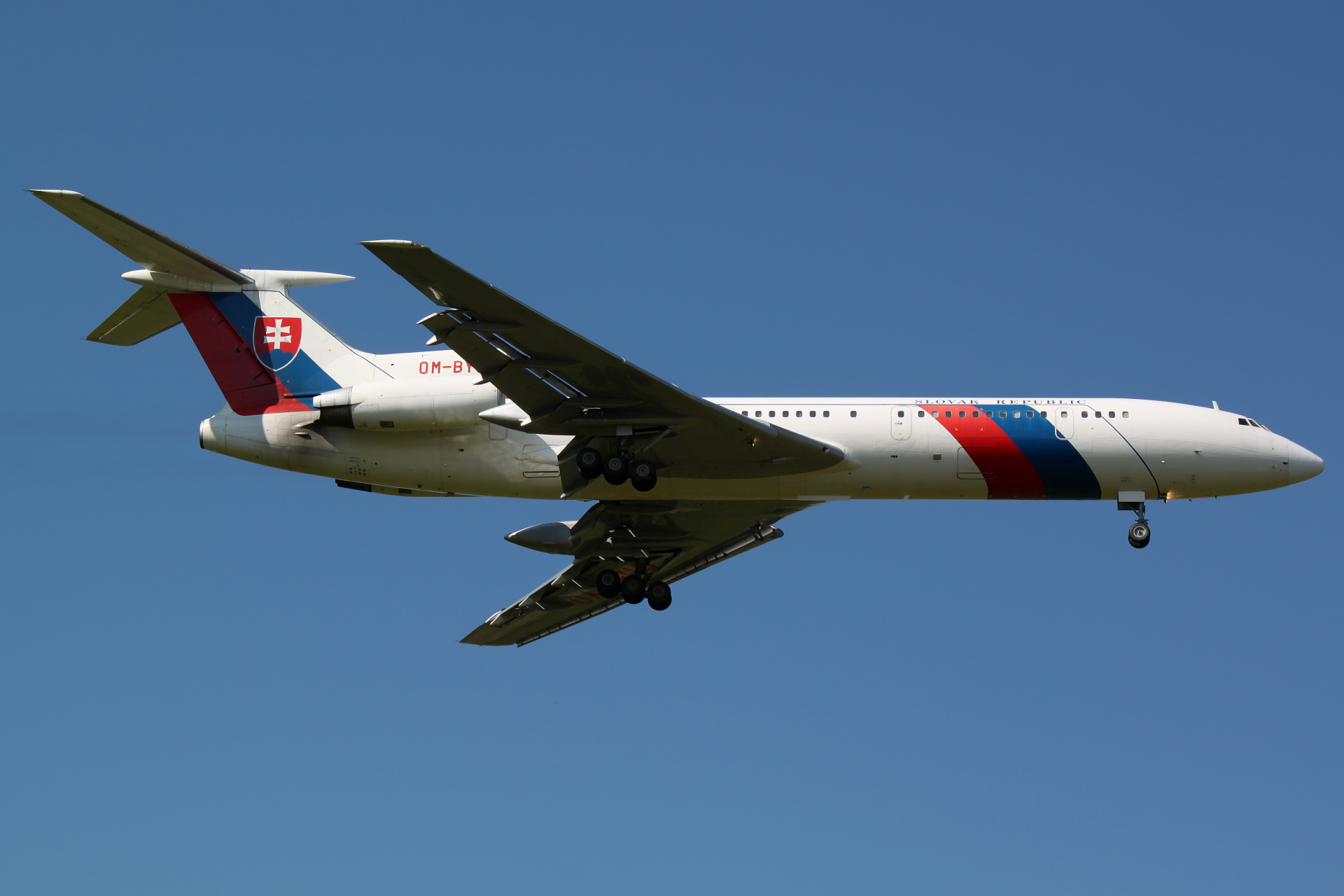 OM-BYO (Aircraft » EPWA Spotting » Tupolev Tu-154M » Slovak Air Force)