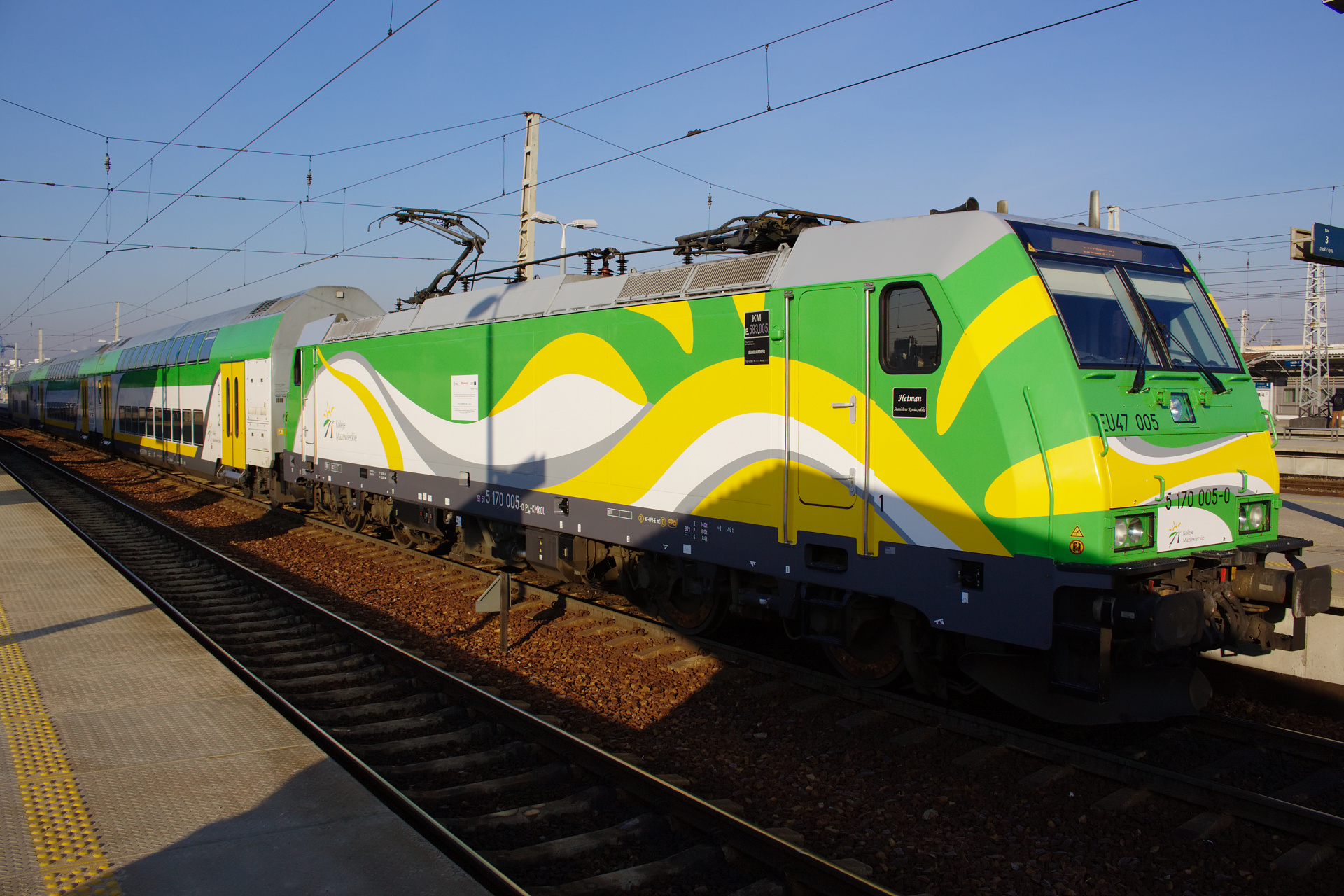 P160DC E583 EU47-005 (Hetman) (Vehicles » Trains and Locomotives » Bombardier TRAXX)