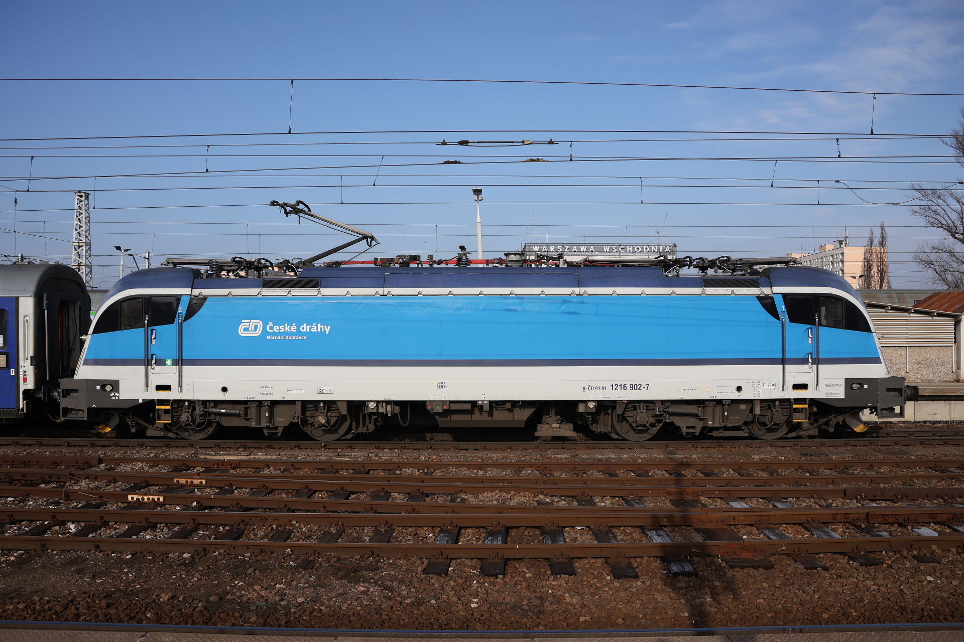 1216 902, České Dráhy (Vehicles » Trains and Locomotives » Siemens EuroSprinter ES64U4 Taurus)