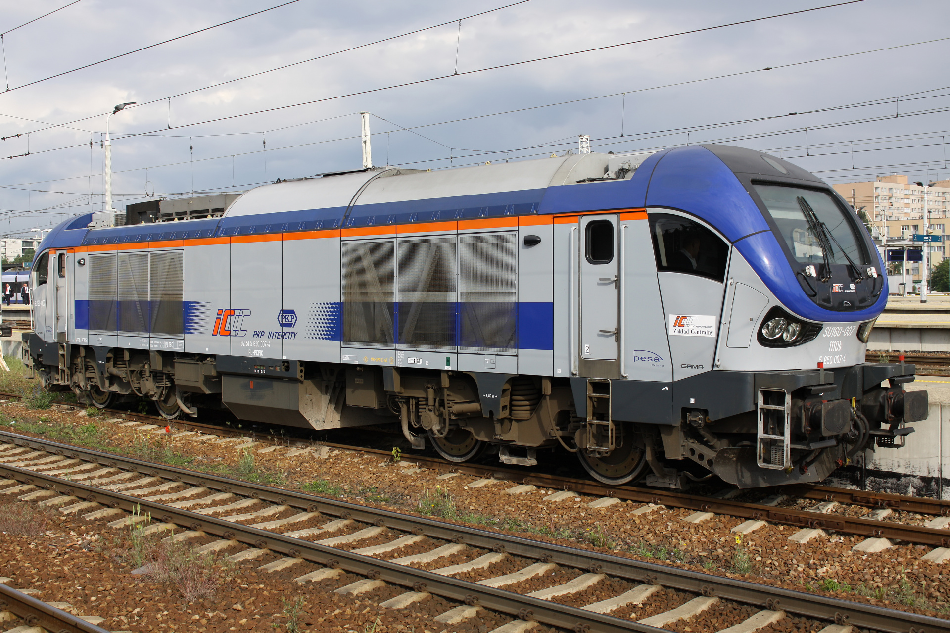 111Db SU160-007 (Vehicles » Trains and Locomotives » Pesa Gama » PKP Intercity)