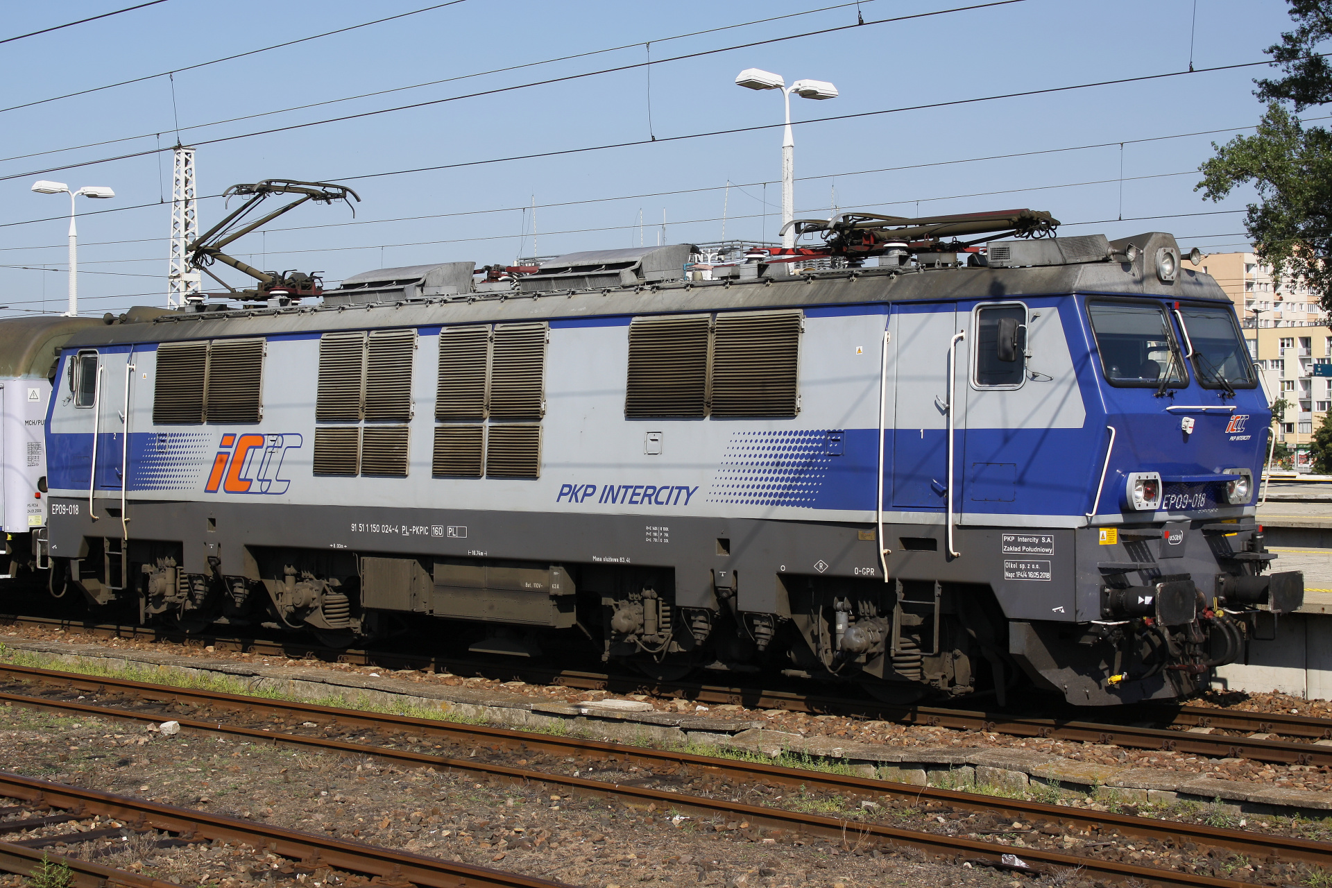 104Ec, EP09-018 (Vehicles » Trains and Locomotives » Pafawag 104E, PKP Intercity)