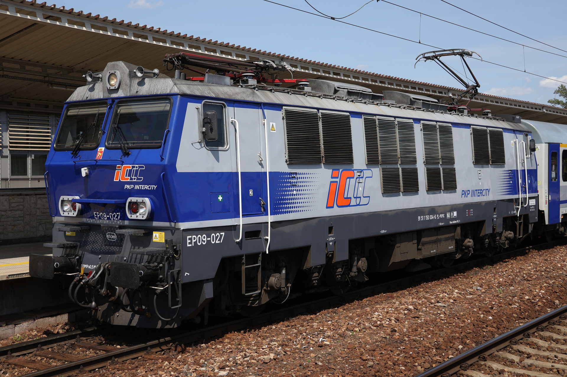 104Ec, EP09-027 (Vehicles » Trains and Locomotives » Pafawag 104E, PKP Intercity)