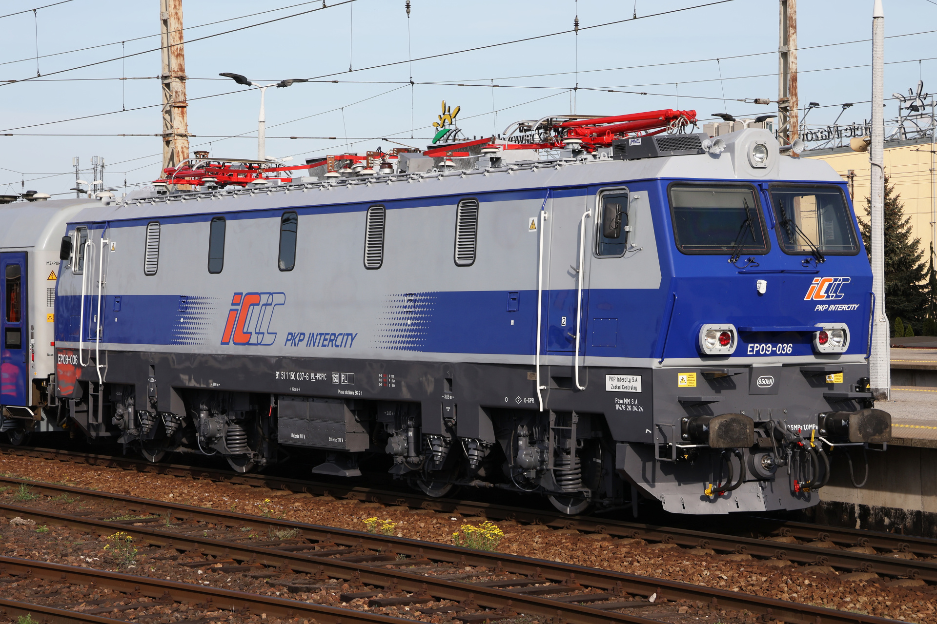 104Eb, EP09-036 (Vehicles » Trains and Locomotives » Pafawag 104E, PKP Intercity)