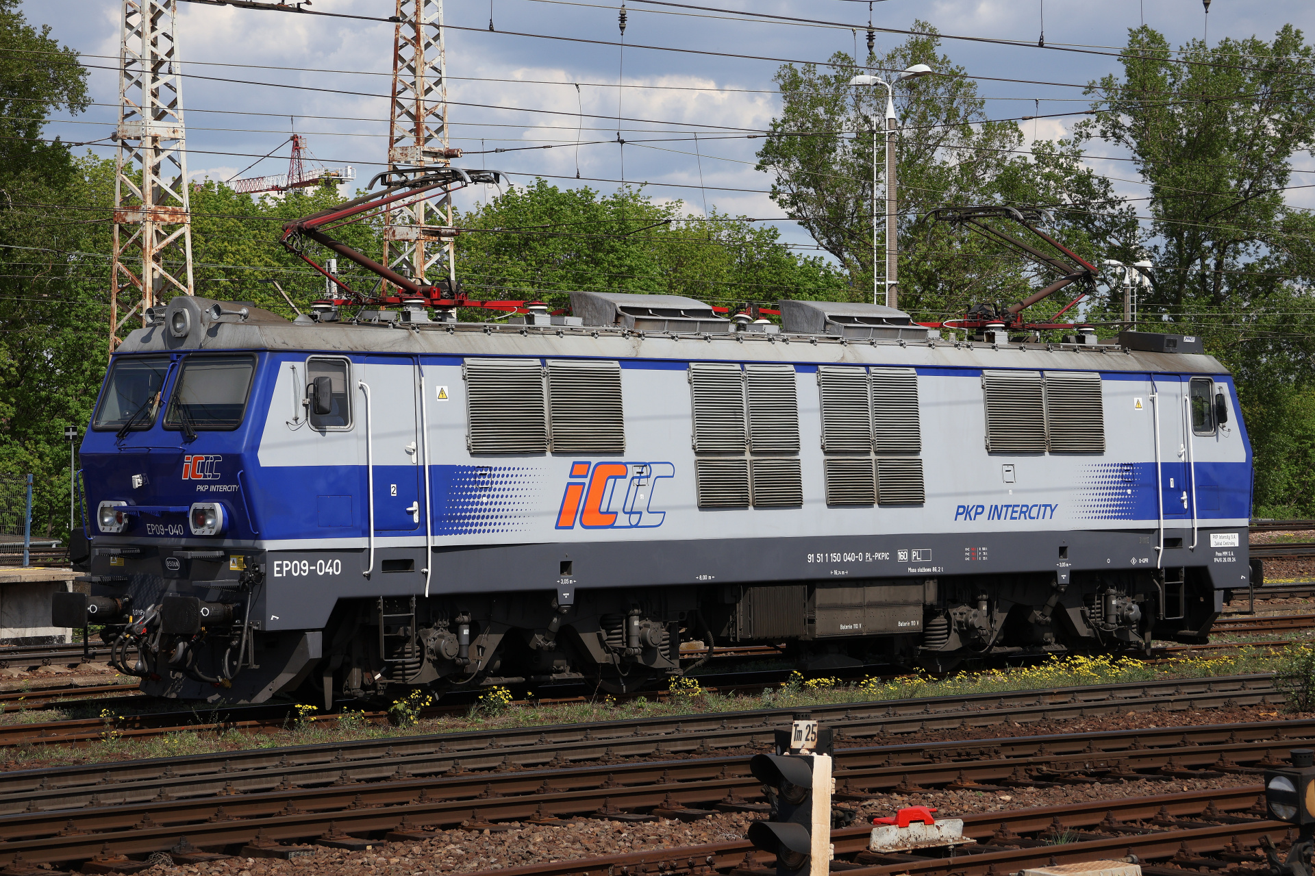 104Ec, EP09-040 (Vehicles » Trains and Locomotives » Pafawag 104E, PKP Intercity)