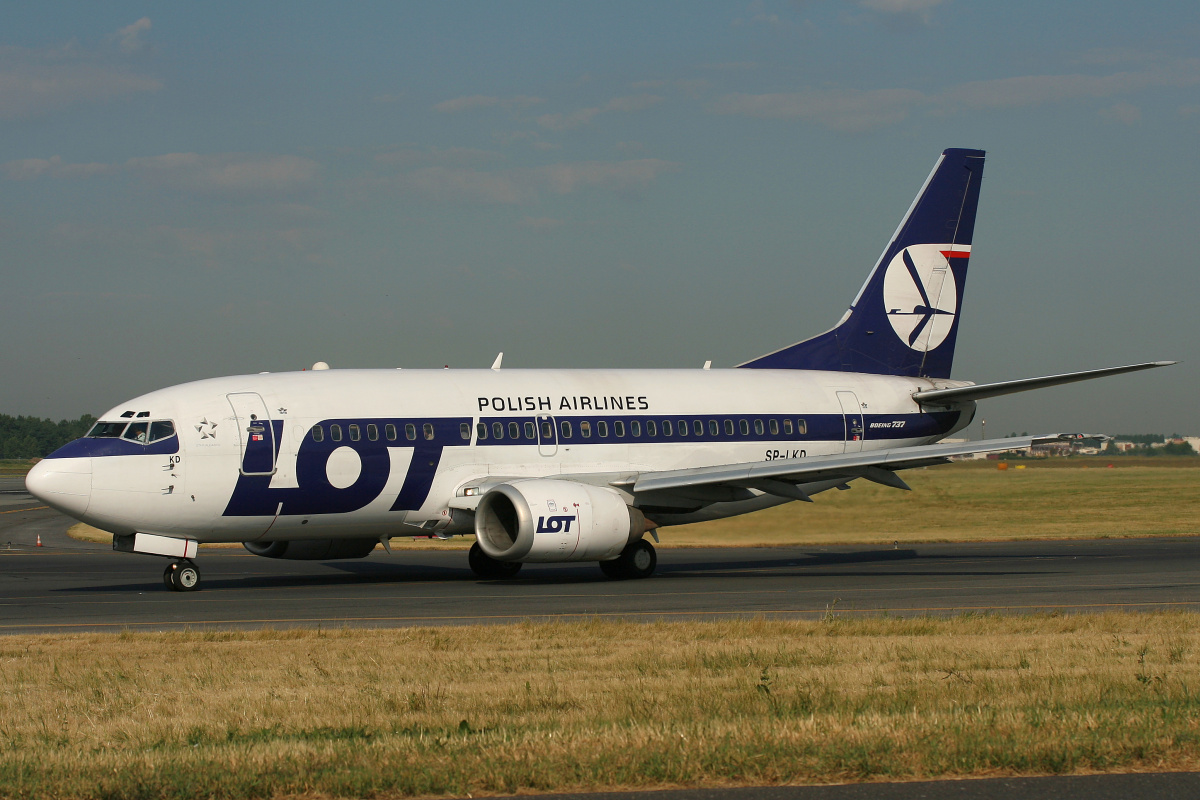 SP-LKD (Samoloty » Spotting na EPWA » Boeing 737-500 » Polskie Linie Lotnicze LOT)