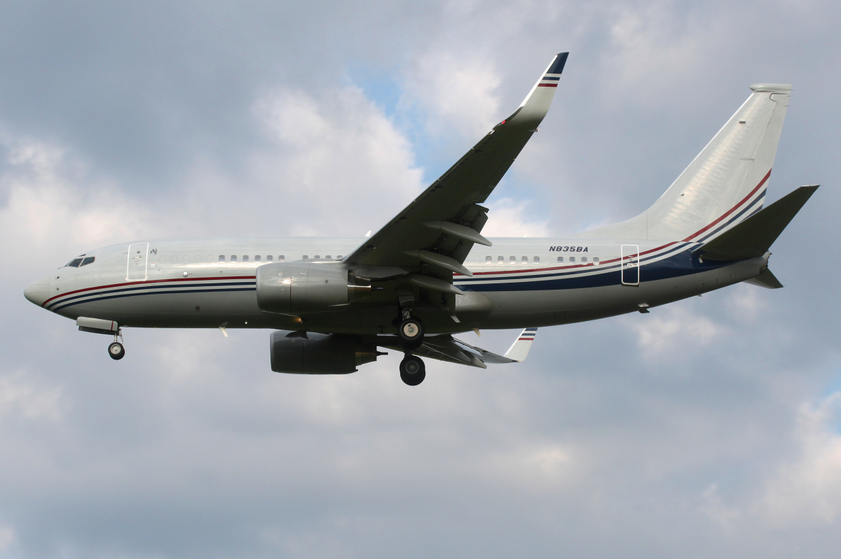 N835BA, Boeing Corporation (Aircraft » EPWA Spotting » Boeing 737-700 » BBJ)