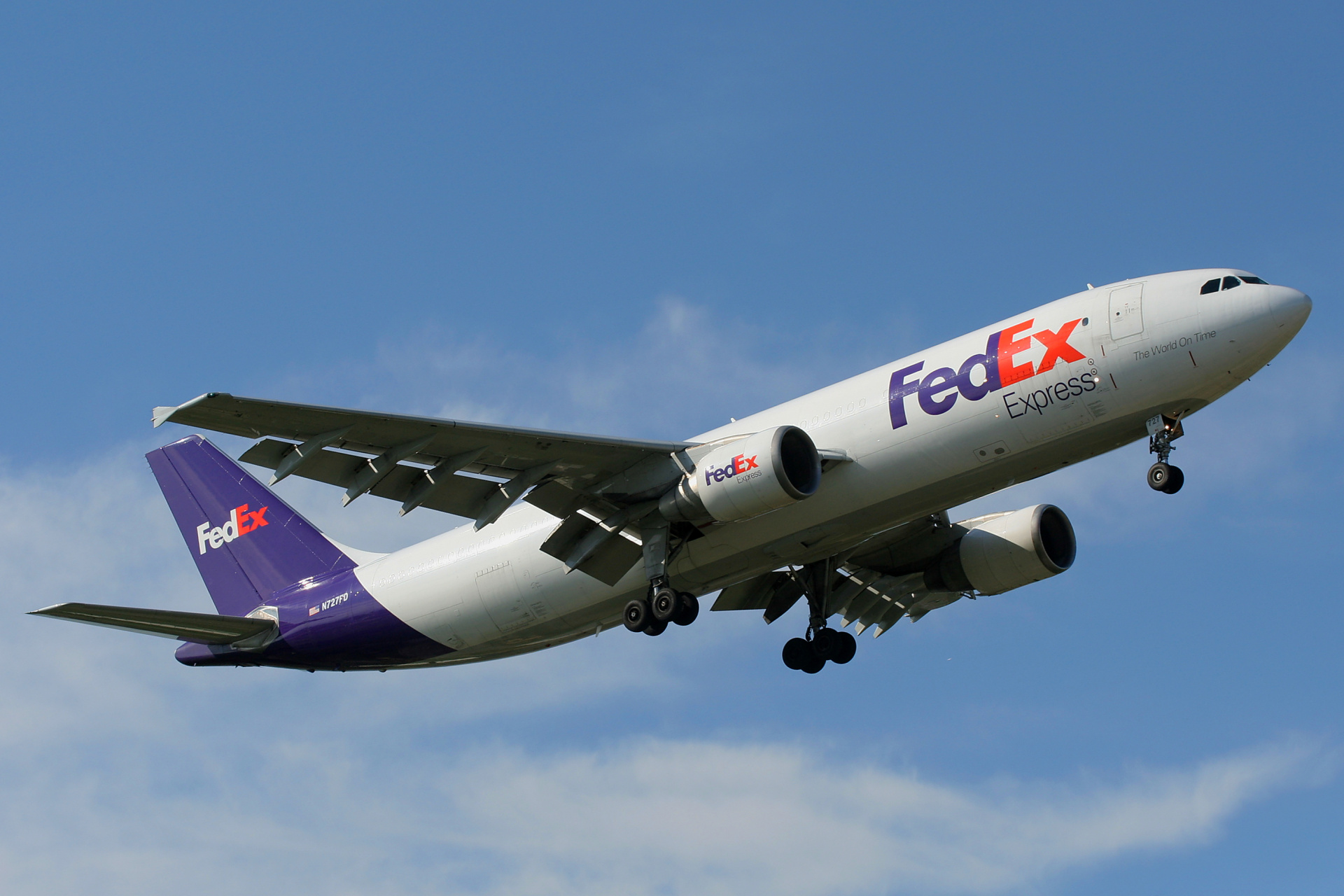N727FD, FedEx (Samoloty » Spotting na EPWA » Airbus A300B4-600F)
