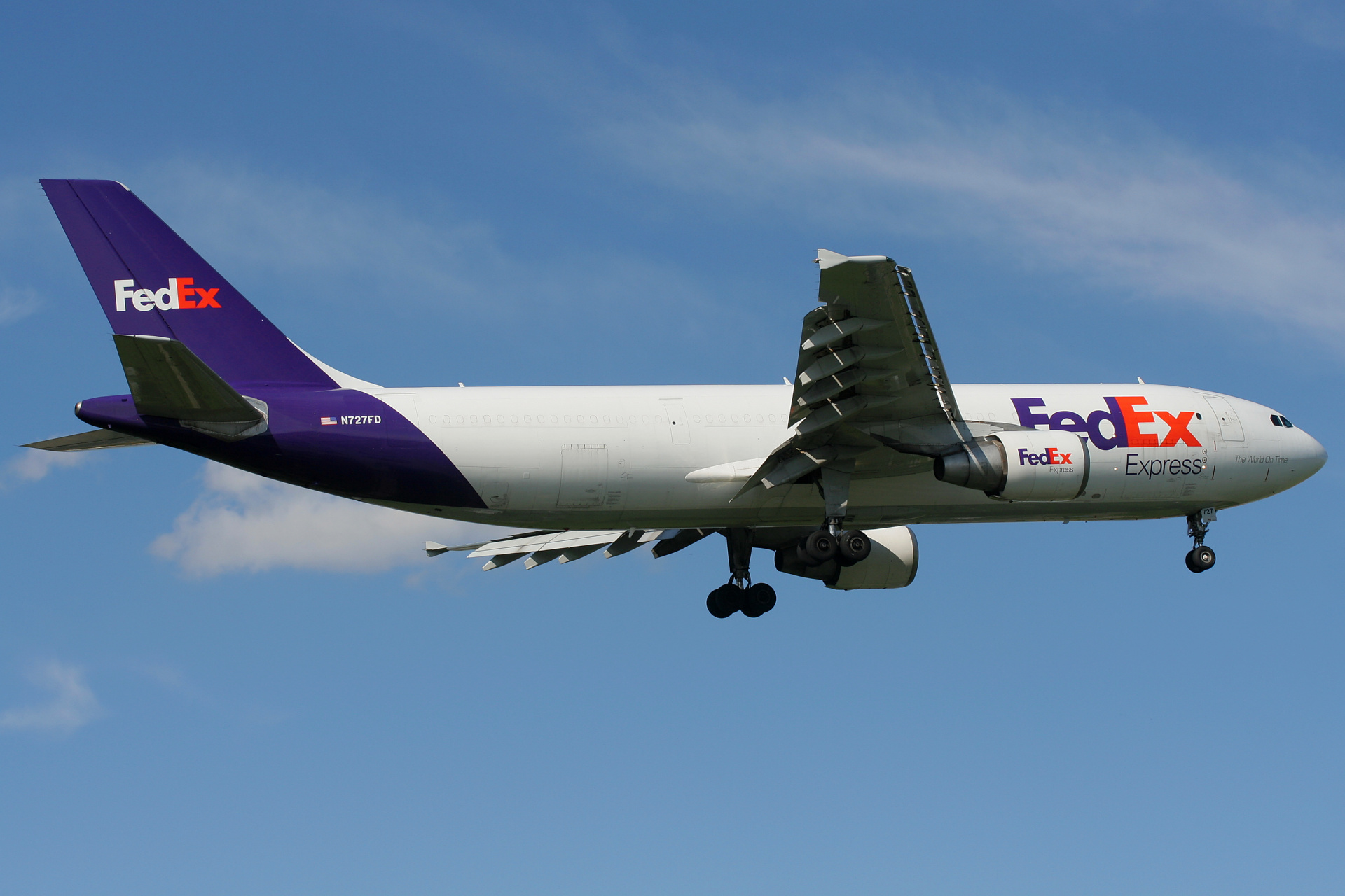 N727FD, FedEx (Samoloty » Spotting na EPWA » Airbus A300B4-600F)