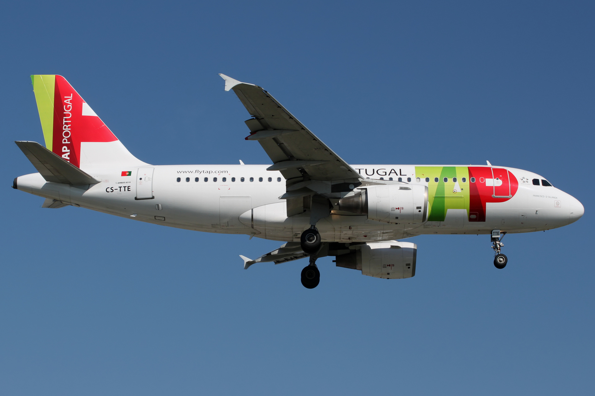 CS-TTE, TAP Air Portugal (Aircraft » EPWA Spotting » Airbus A319-100)