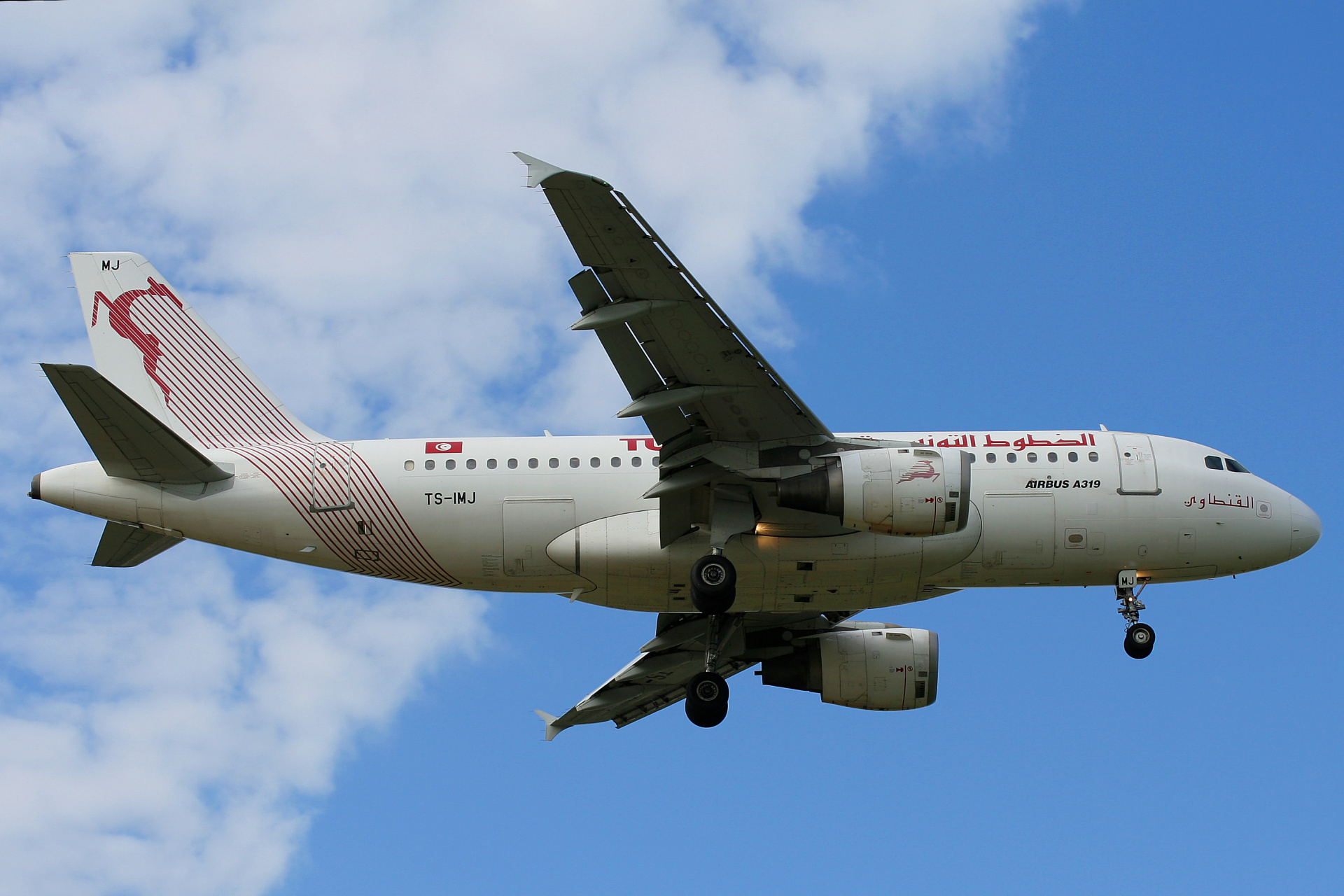 TS-IMJ, TunisAir (Samoloty » Spotting na EPWA » Airbus A319-100)