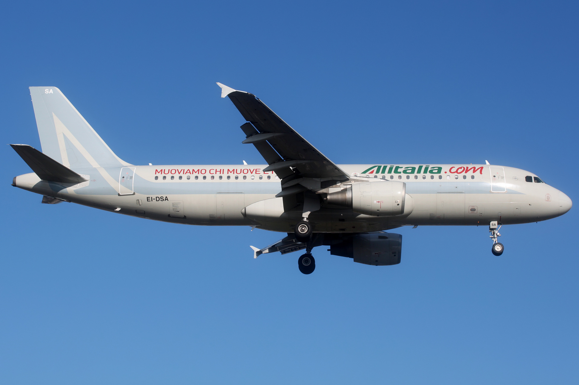 EI-DSA (special livery) (Aircraft » EPWA Spotting » Airbus A320-200 » Alitalia)