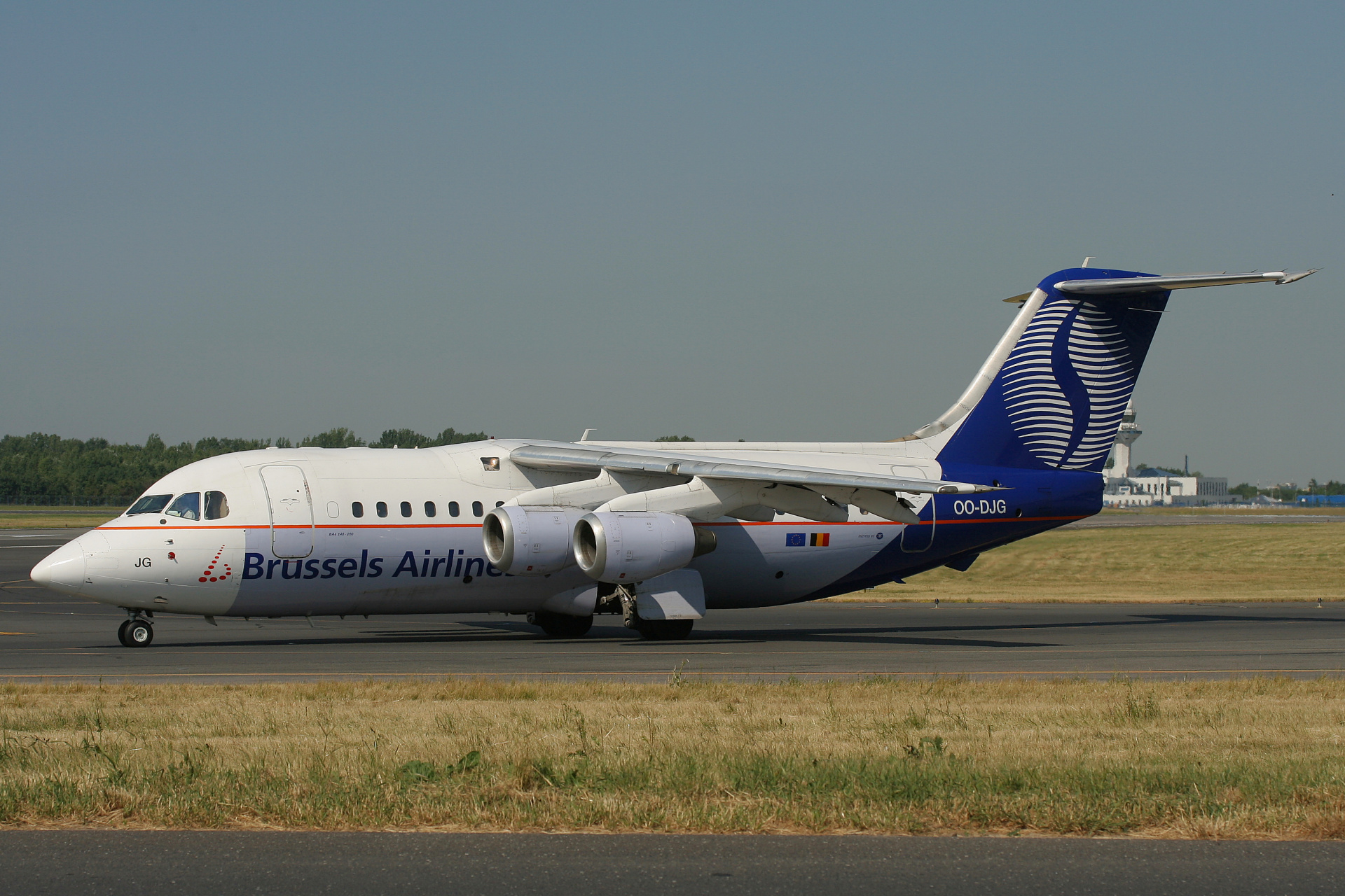 146-200, OO-DJG, Brussels Airlines (Sabena) (Aircraft » EPWA Spotting » BAe 146 and revisions)