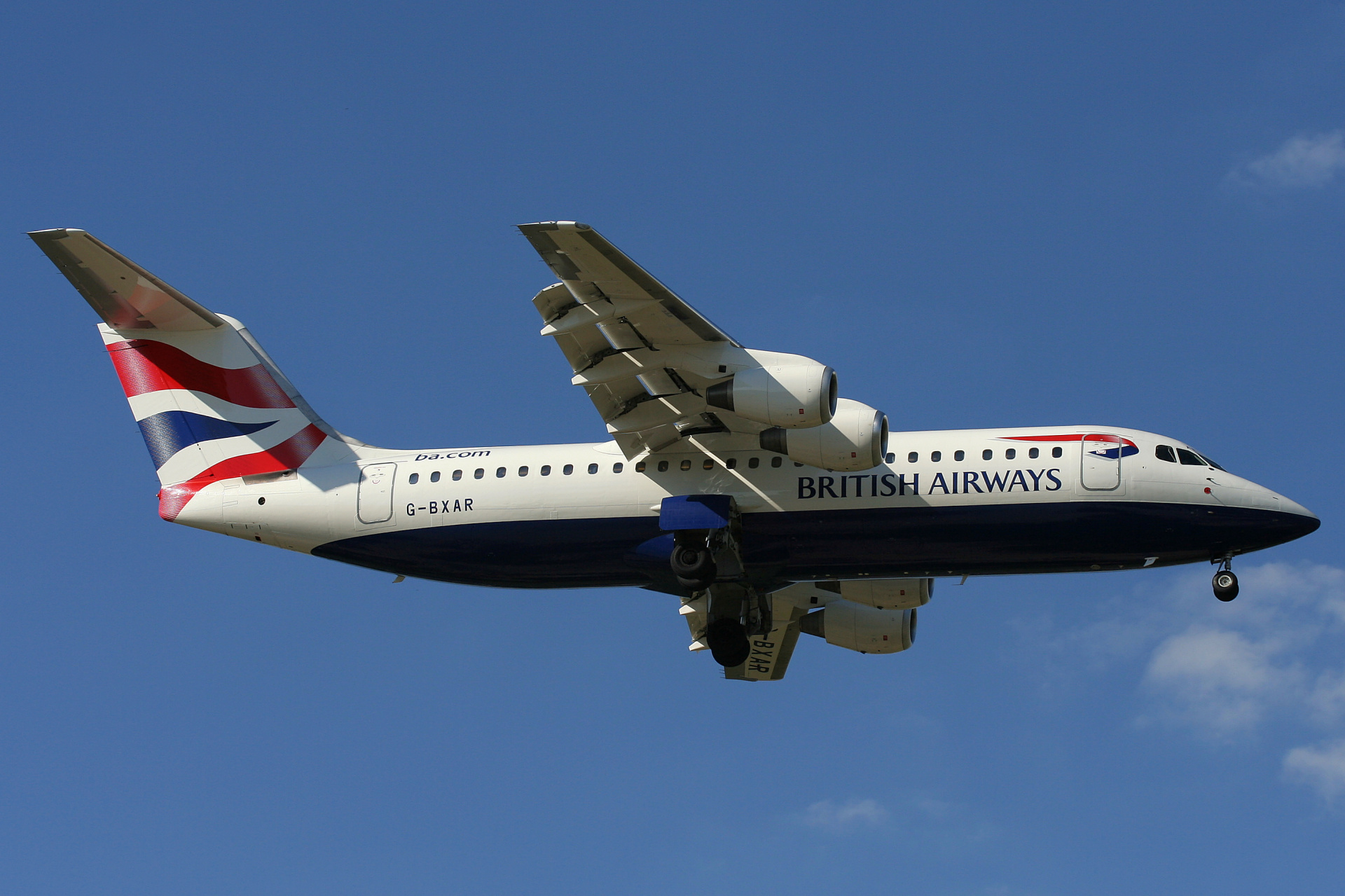 G-BXAR, British Airways (Samoloty » Spotting na EPWA » BAe 146 i pochodne wersje » Avro RJ100)