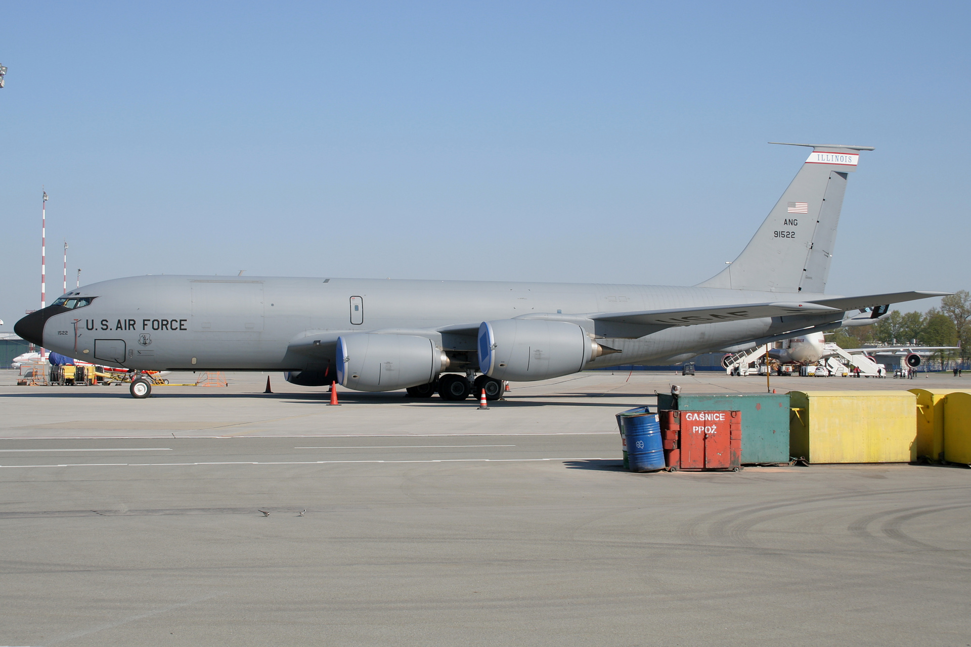 KC-135R Stratotanker, 59-1522, Siły Powietrzne Stanów Zjednoczonych (Samoloty » Spotting na EPWA » Boeing 707)