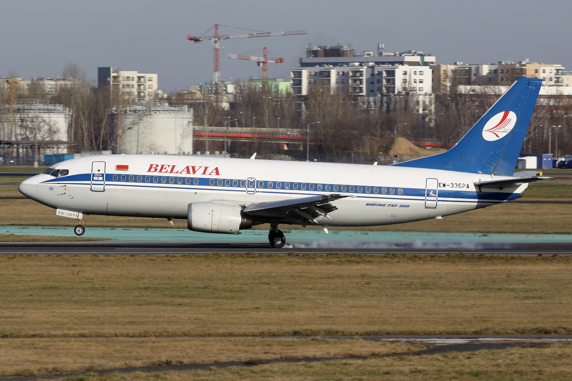 EW-336PA, Belavia (Aircraft » EPWA Spotting » Boeing 737-300)