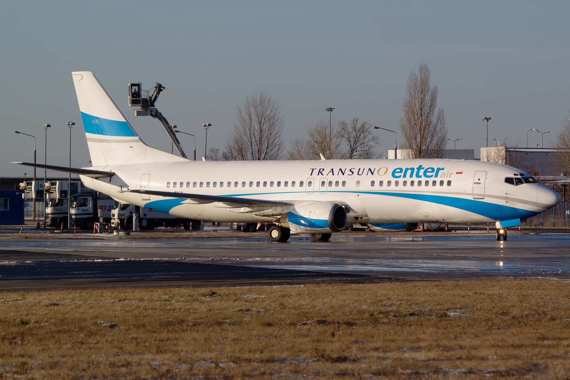 SP-ENA (Transun) (Aircraft » EPWA Spotting » Boeing 737-400 » Enter Air)